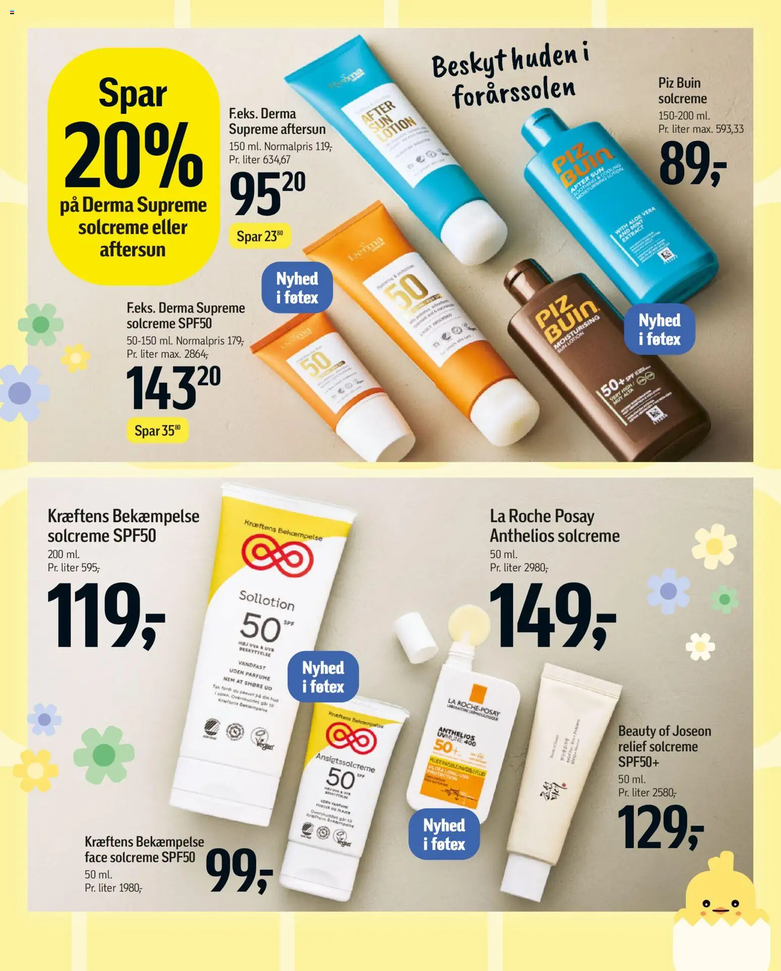 Føtex tilbudsavis – gyldig fra 20.03.2026 | Side: 52 | Produkter: Parfume, Solcreme