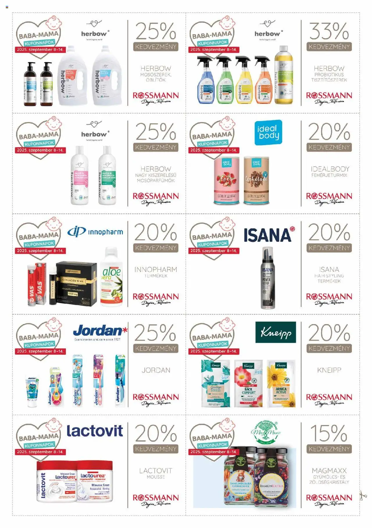 Rossmann akciós ujság - amely érvényes a következő dátumtól: 08.09.2025 | Oldal: 11 | Termékek: Gyümölcs, Body, Protein, Zöldség
