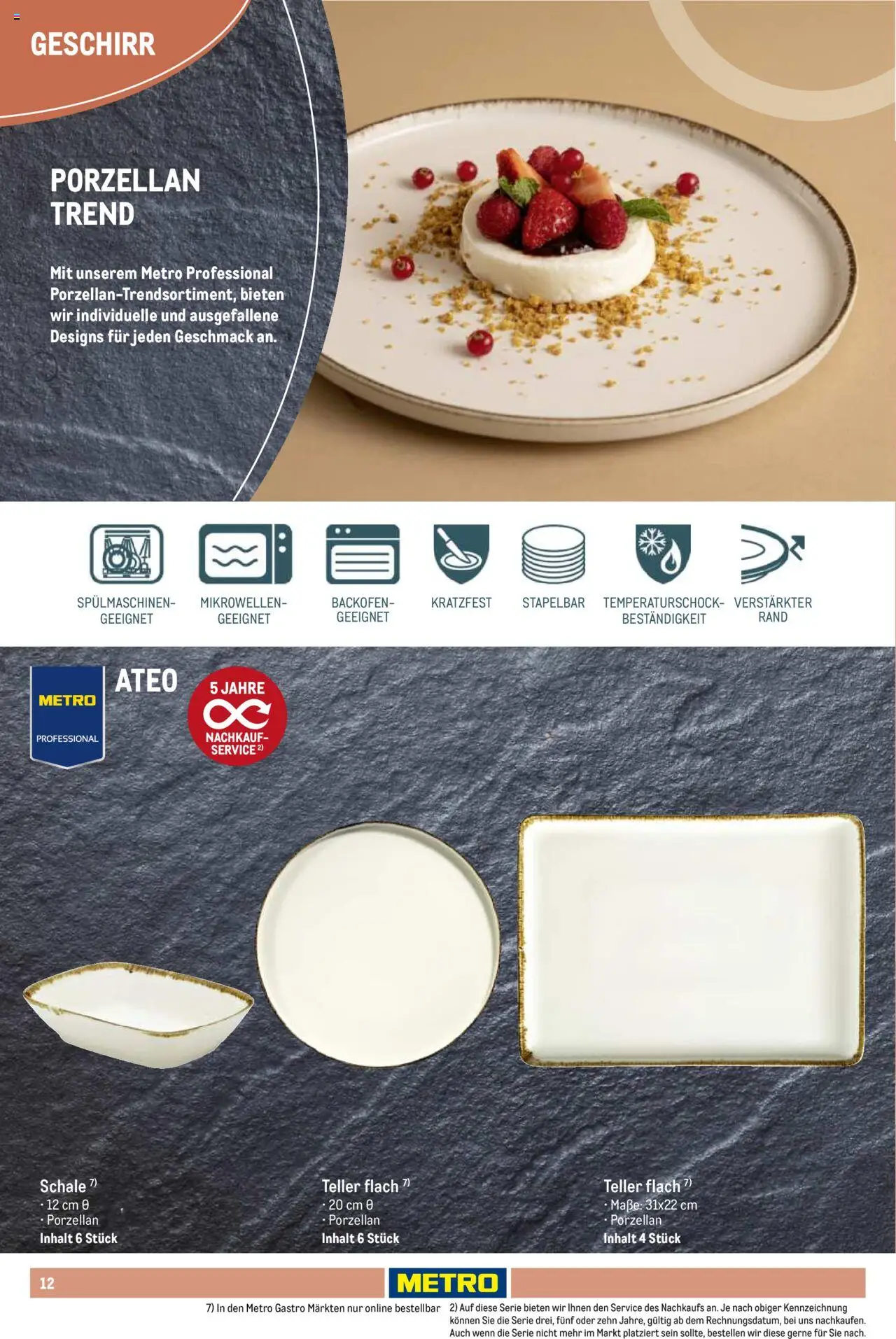 Metro Non Food Sortiment – gültig ab 01.10.2025 | Seite: 12 | Produkte: Backofen