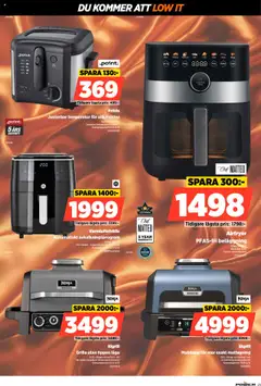 Power reklamblad aktuell från 15.09.2025 | Sida: 25 | Produkter: Fritös, Elgrill, Pizza, Airfryer