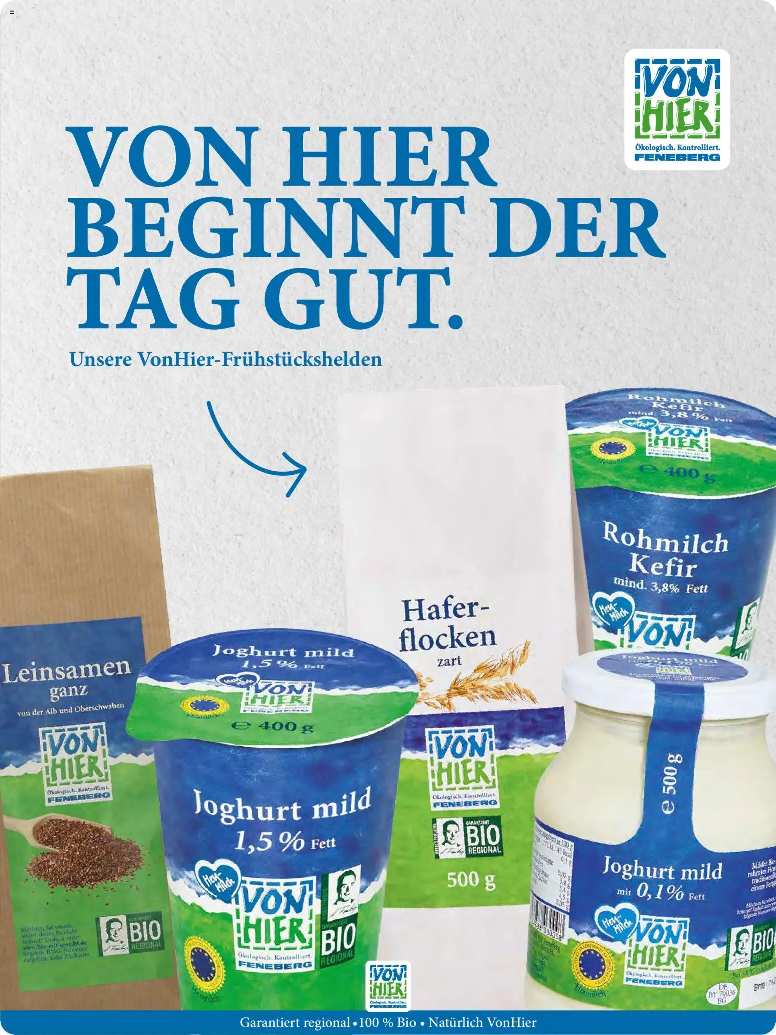 Feneberg Angebote – gültig ab 29.01.2026 | Seite: 8 | Produkte: Kefir, Milch, Joghurt, Flocken
