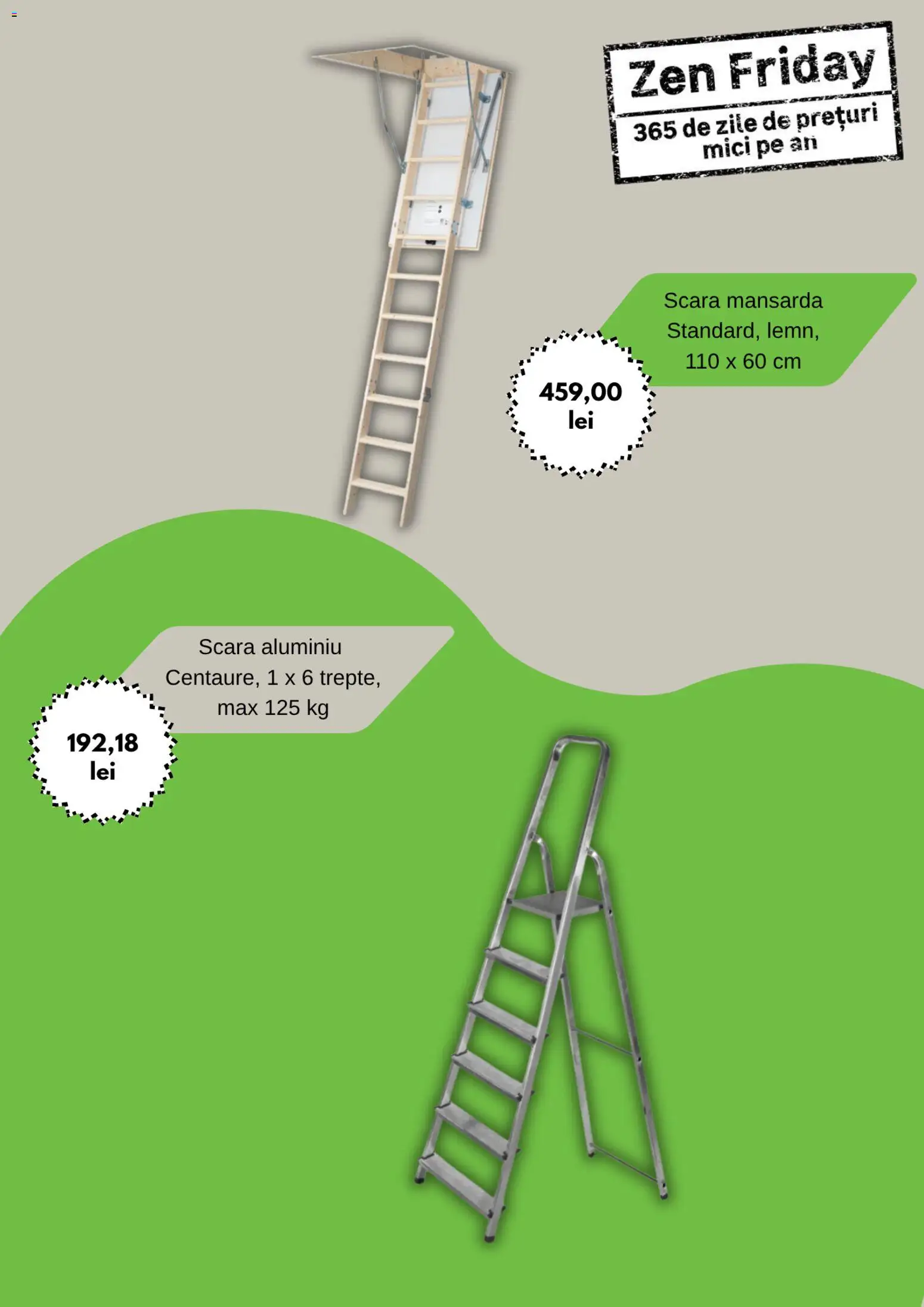 Noul catalog Leroy Merlin – valabil de la 27.10.2025 | Pagină: 6 | Produse: Scară, Mici