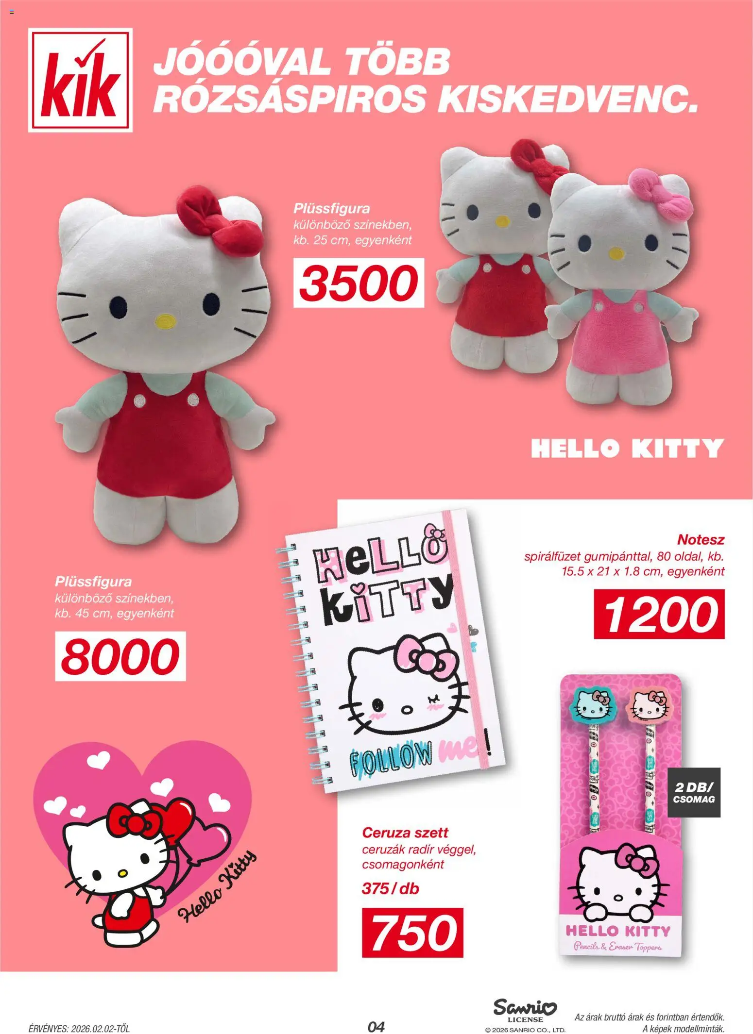 Kik akciós ujság - amely érvényes a következő dátumtól: 02.02.2026 | Oldal: 4