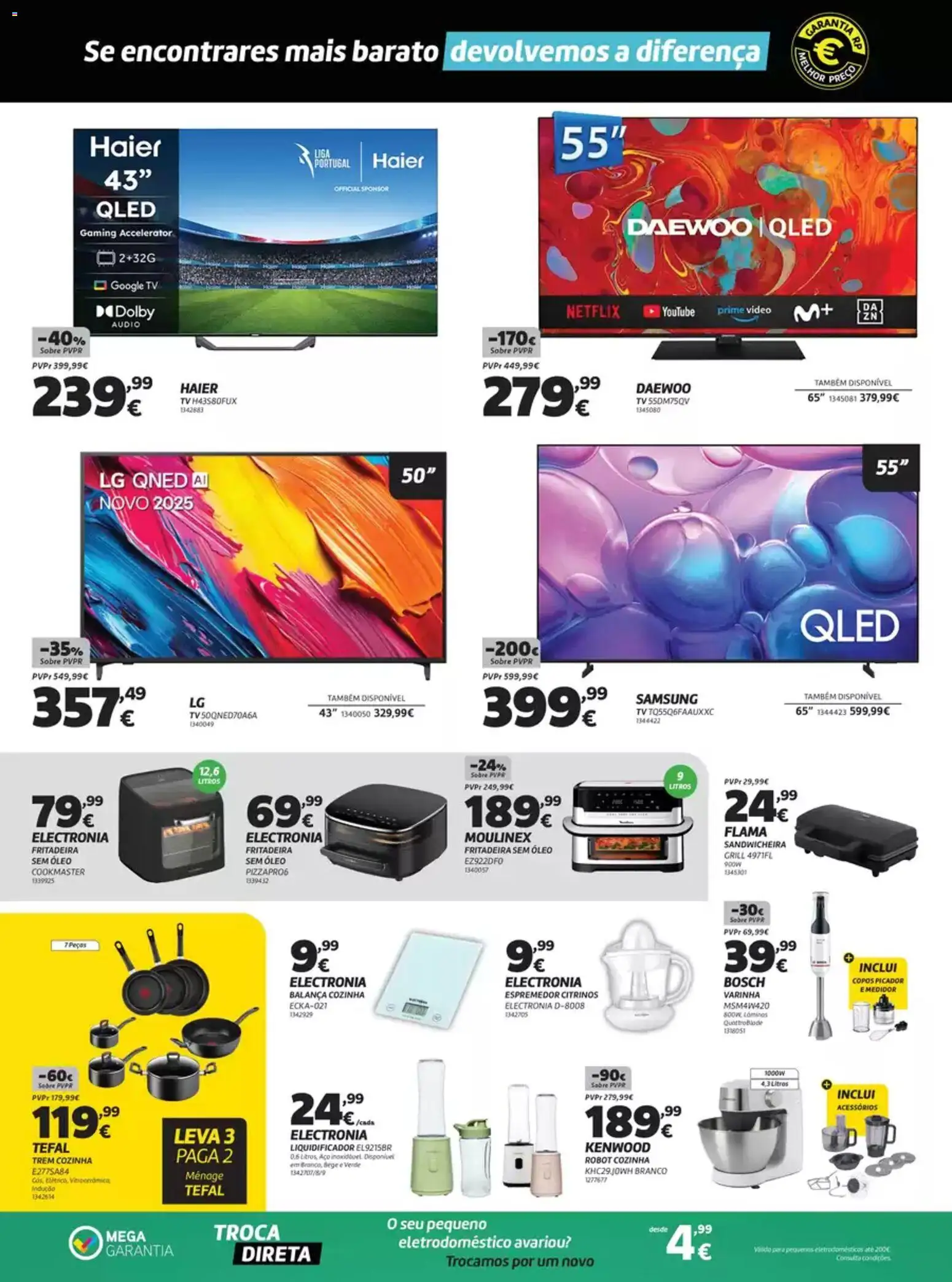 Radio Popular folheto │ válido de 07.04.2026 | Página: 4 | Produtos: Copos, Vídeo, Espremedor, Liquidificador