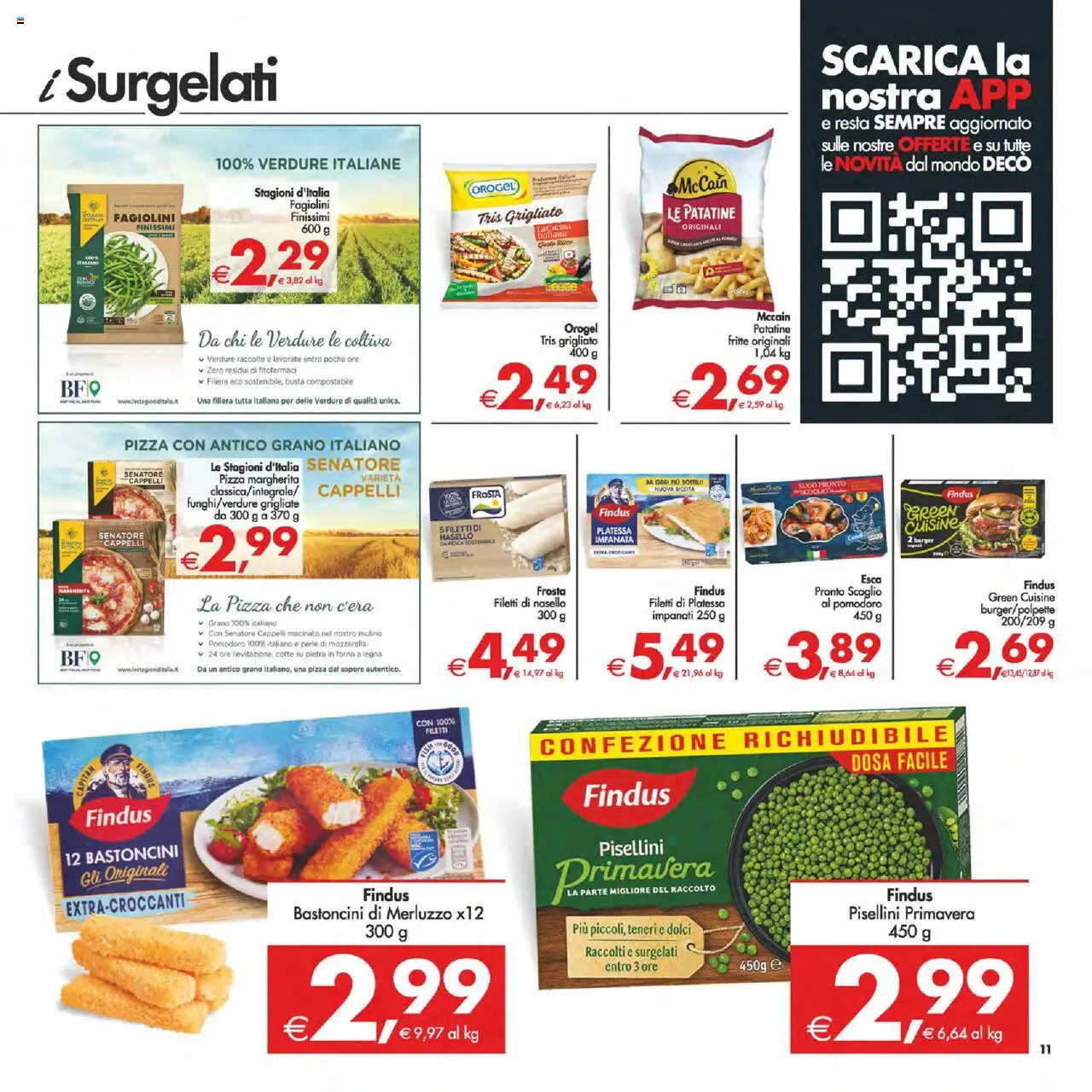 Volantino Decò del 12.08.2025 | Pagina: 11 | Prodotti: Pizza, Pomodoro, Sugo, Macinato