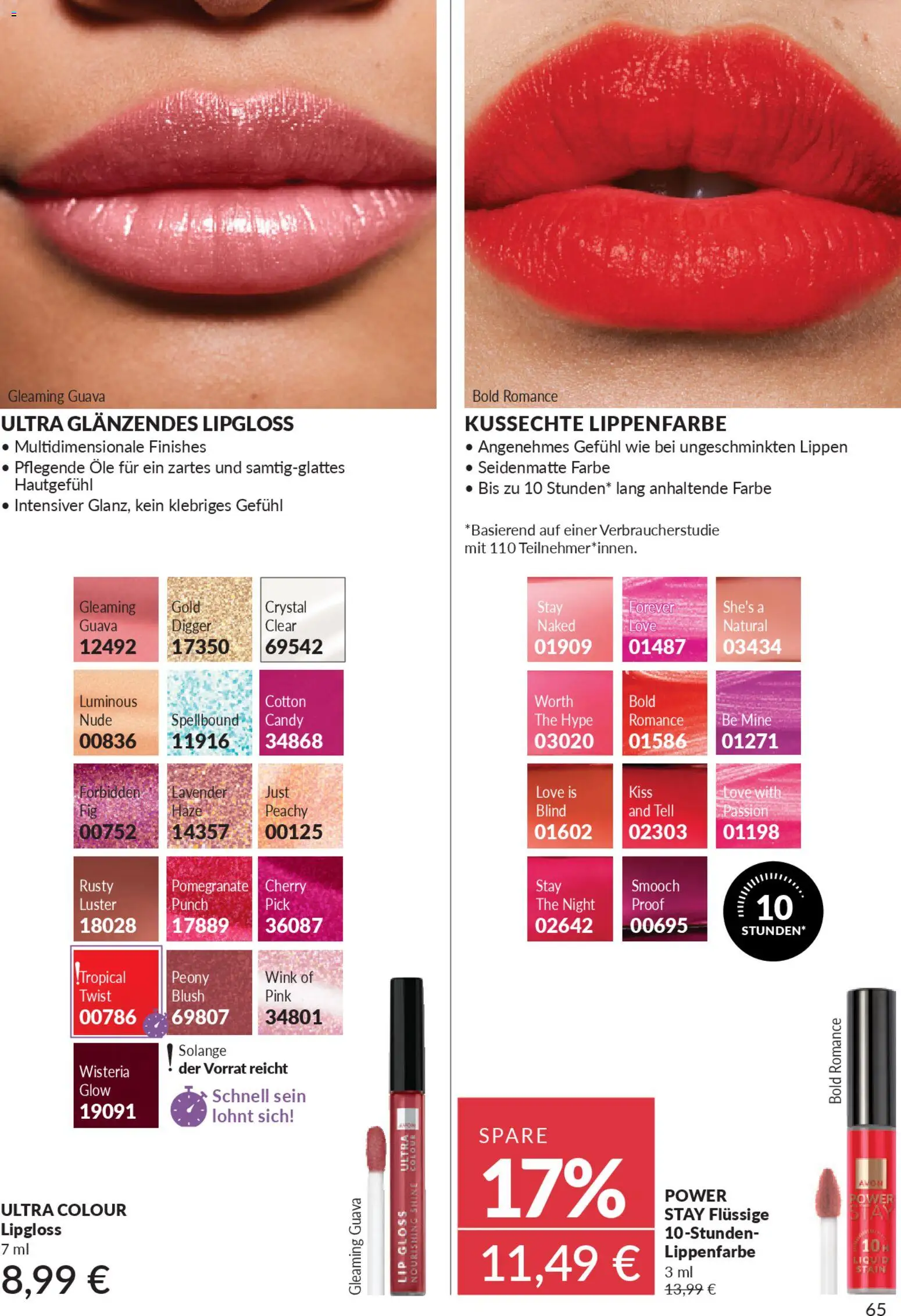 Avon - Black Friday – gültig ab 01.11.2025 | Seite: 67 | Produkte: Lipgloss, Blush