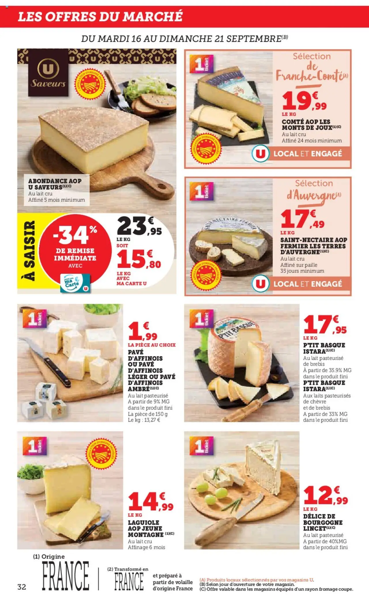 | Page: 32 | Produits: Volaille, Lait, Fromage
