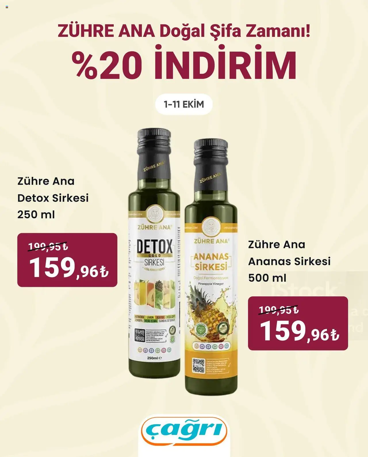 Çağrı Market Zühre Ana İle Doğal Şifa Zamanı! - 01.10.2025 tarihinden itibaren geçerlidir | Sayfa: 1 | Ürünler: Ananas, Limon