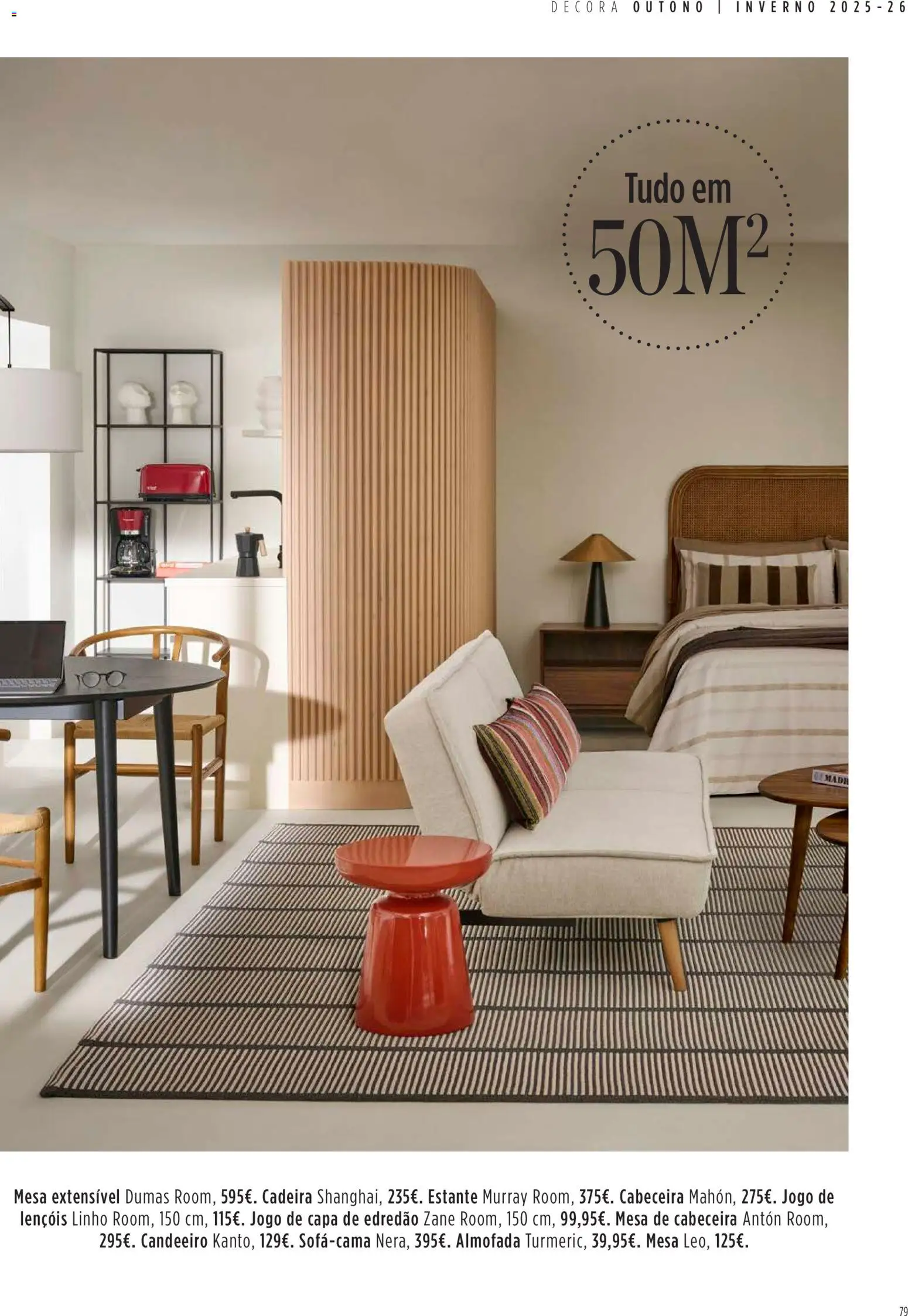 El Corte Ingles Decora │ válido de 23.10.2025 | Página: 79 | Produtos: Almofada, Mesa de cabeceira, Mesa, Cadeira