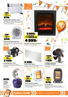 OBI leták od 01.08.2025 | Strana: 3 | Produkty: Horkovzdušný ventilátor, Ventilátor, Elektrický krb