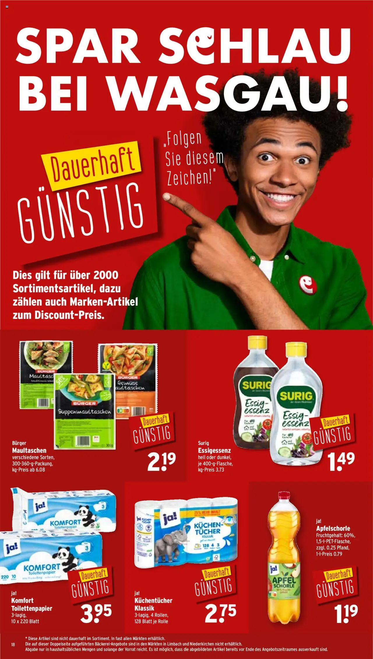 Wasgau Prospekt 	 - gültig ab dem 04.08.2025 | Seite: 18