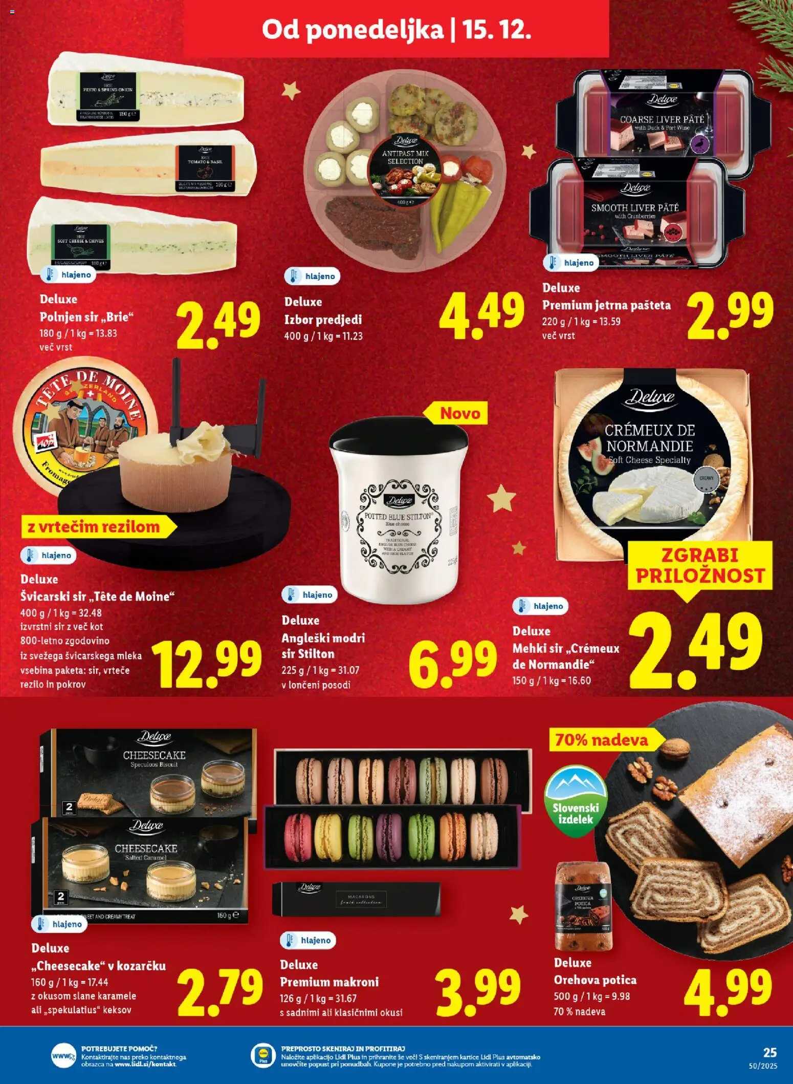 Novi Lidl katalog ponudbe – veljaven od 11.12.2025 | Stran: 39 | Izdelki: Pašteta, Sir, Karamele