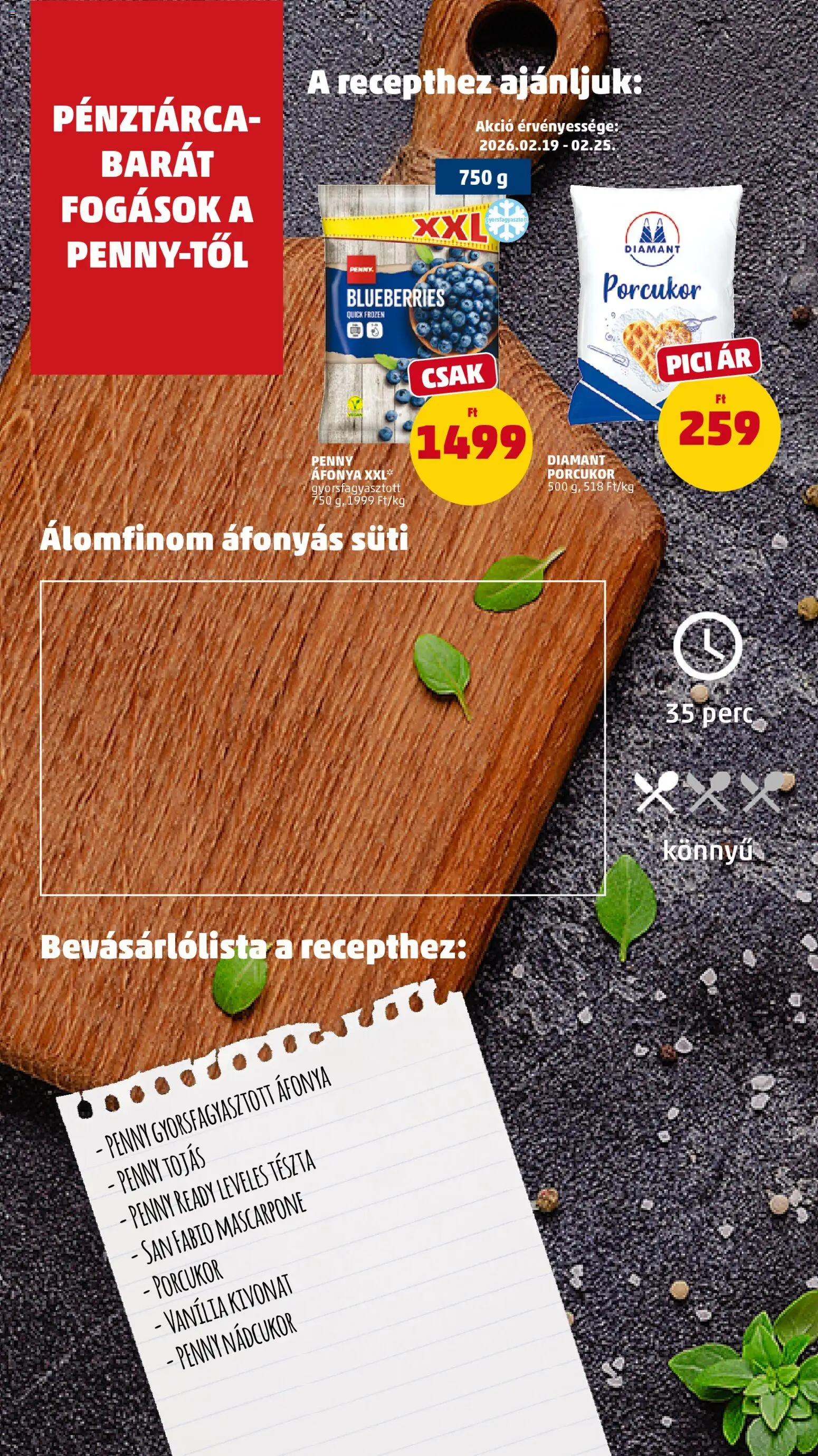 PENNY akciós ujság - amely érvényes a következő dátumtól: 19.02.2026 | Oldal: 8