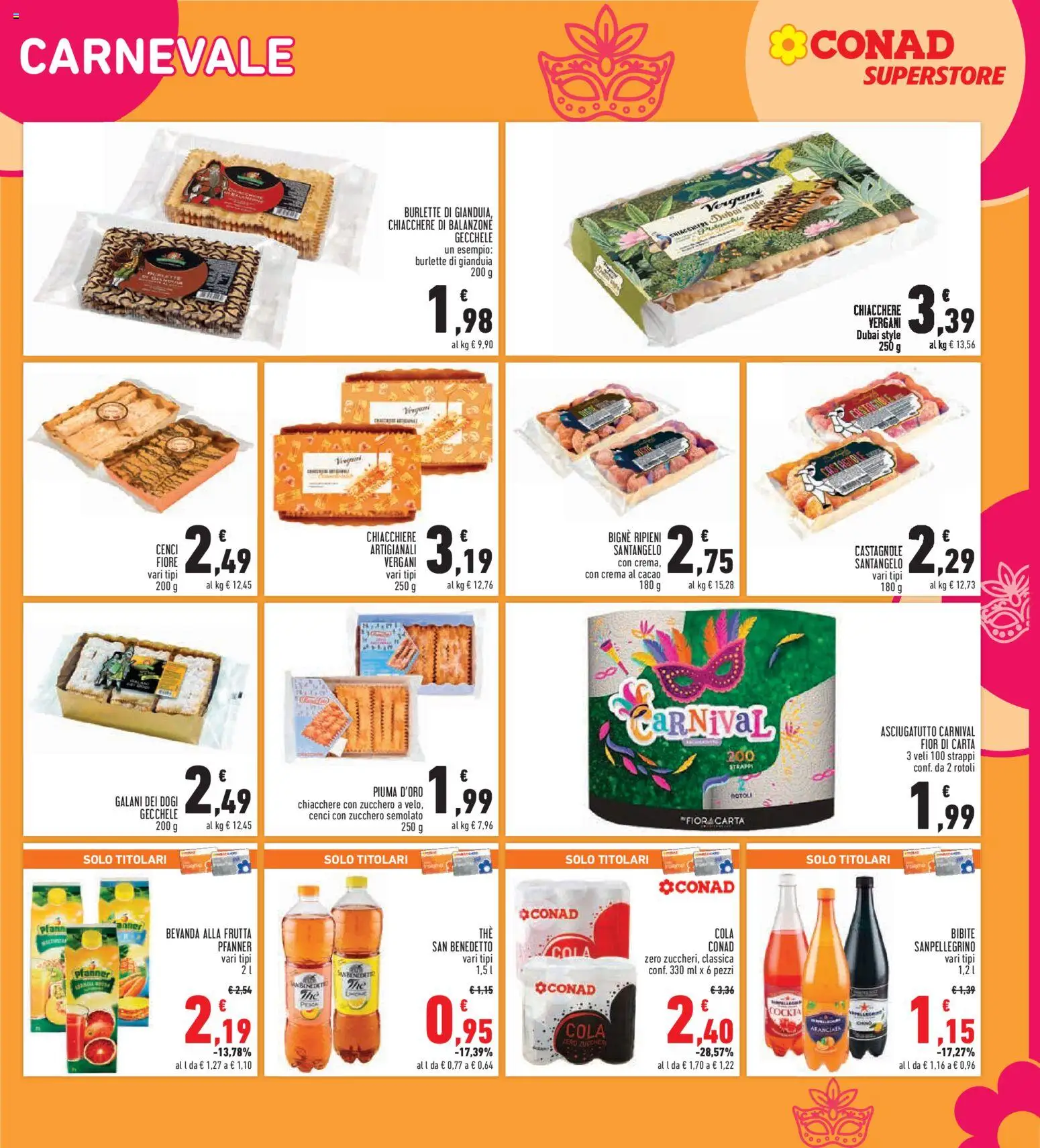 Volantino Conad del 29.01.2026 | Pagina: 21 | Prodotti: Crema, Pesca, The, Cacao