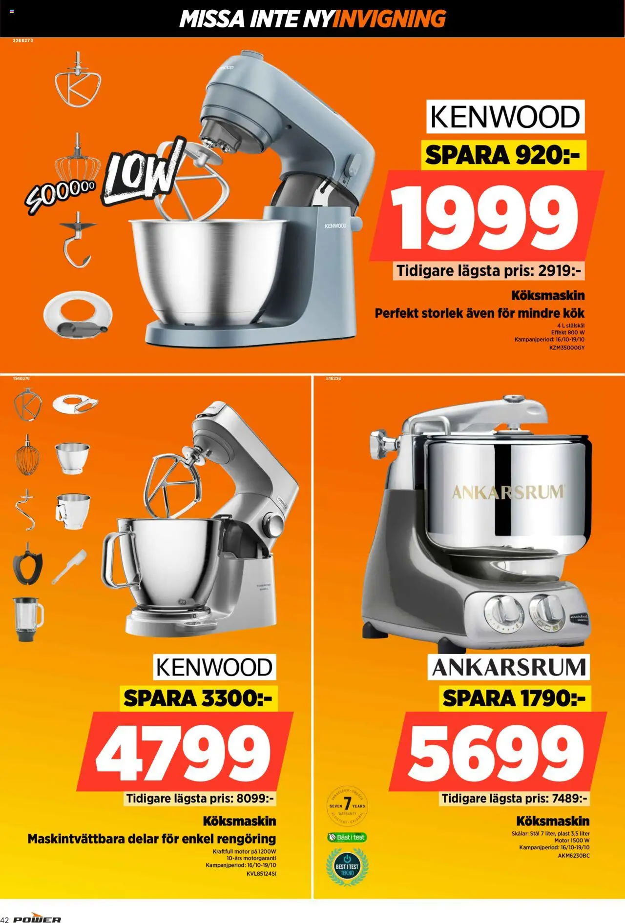 Power reklamblad aktuell från 16.10.2025 | Sida: 42