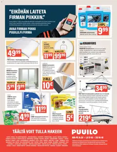 Puuilo-mainoslehti voimassa 27.10.2025 alkaen | Sivu: 16 | Tuotteet: Palovaroitin, Lasinpesuneste