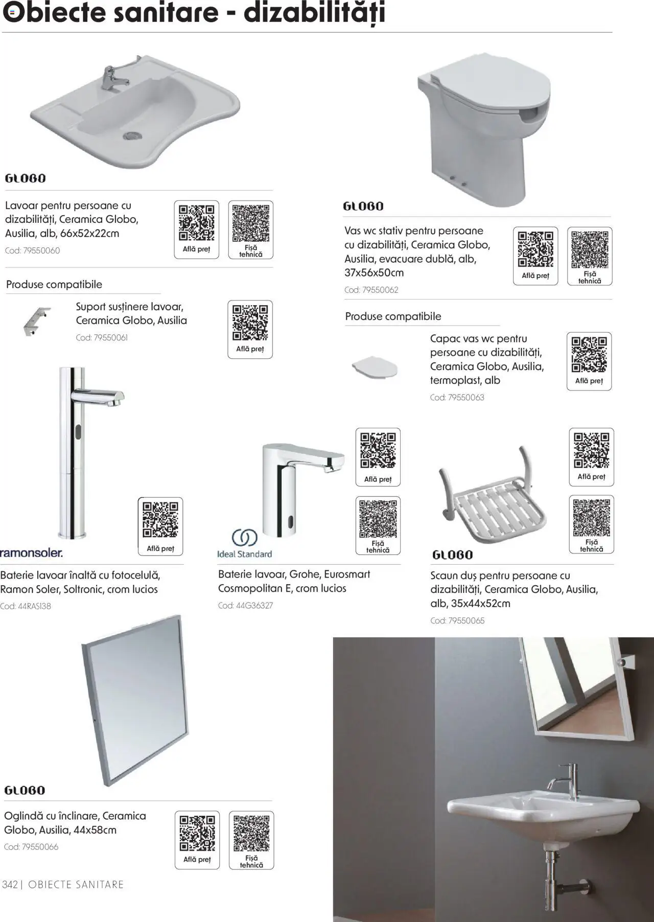 Catalog Romstal – valabil de la 25.11.2024 | Pagină: 342 | Produse: Scaun, Lavoar, Baterie, Oglindă