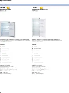 Ikea Elektrogeräte ab 30.09.2025 gültig | Seite: 76 | Produkte: Ventilator, Schrank, Küche, Kühlschrank