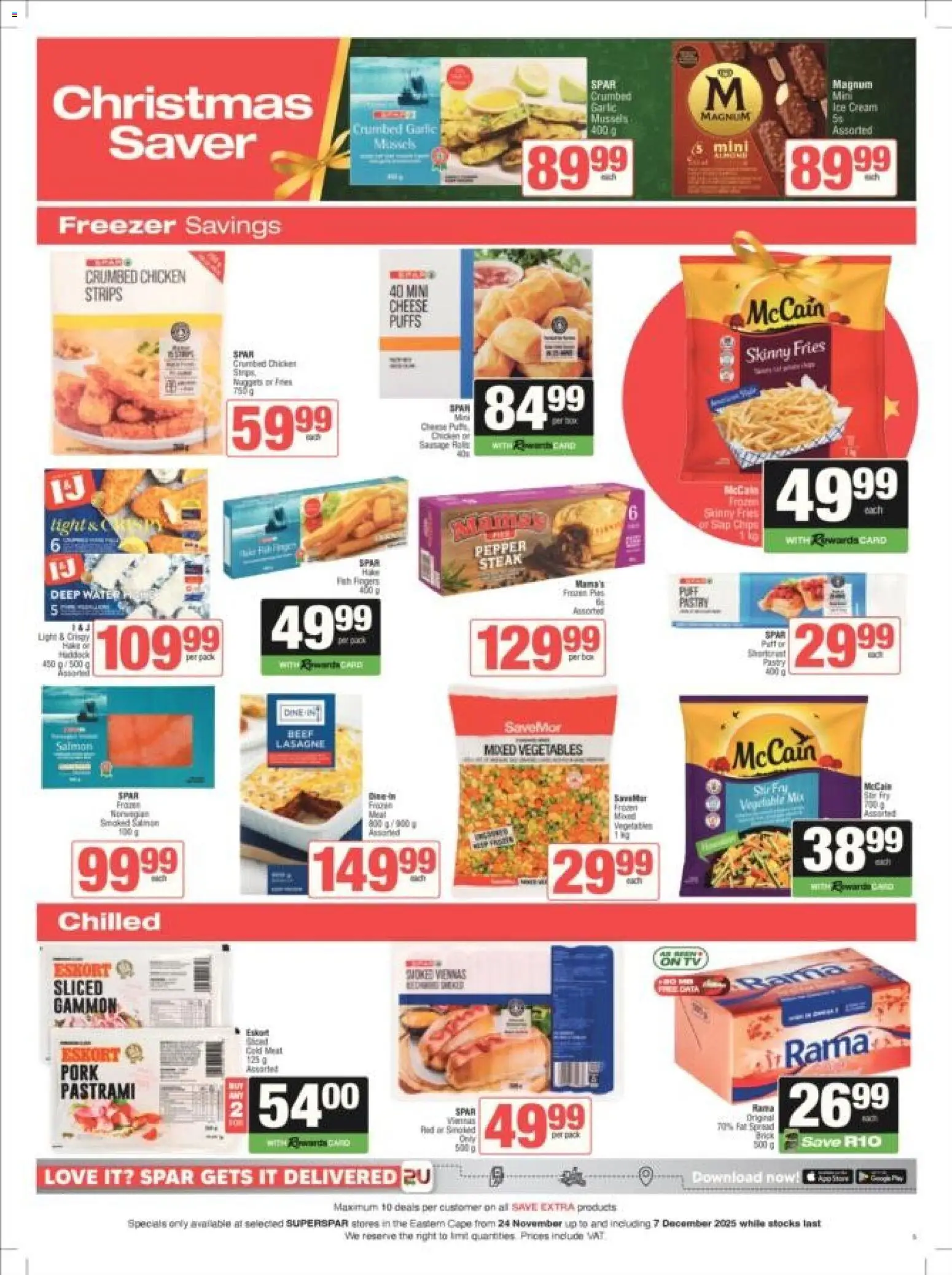 New Superspar catalogue – valid from 24.11.2025 | Page: 5 | Products: Light, Chips, Cream, Ice cream