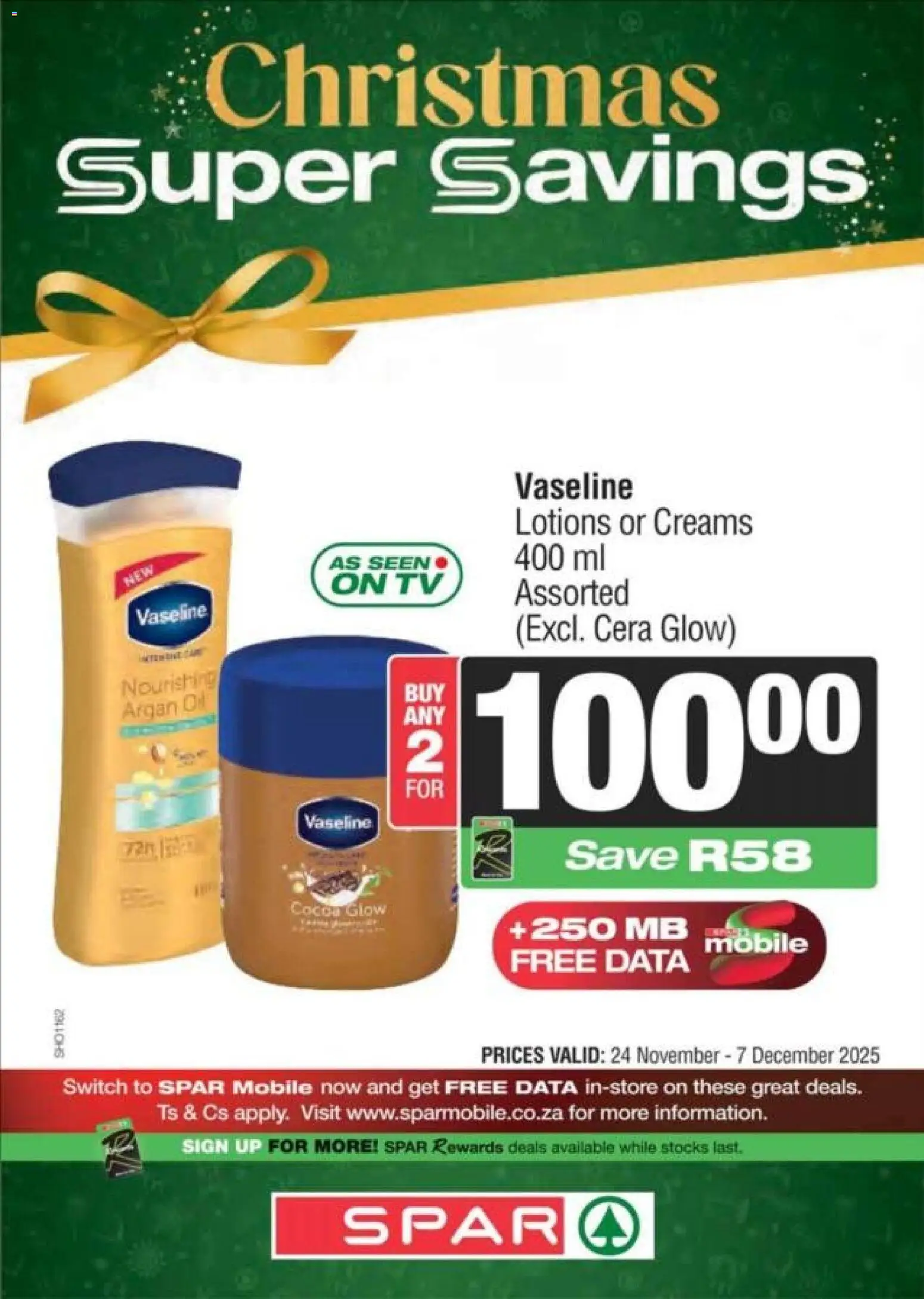 New Spar catalogue – valid from 24.11.2025 | Page: 2 | Products: Data, TV, Oil, Switch