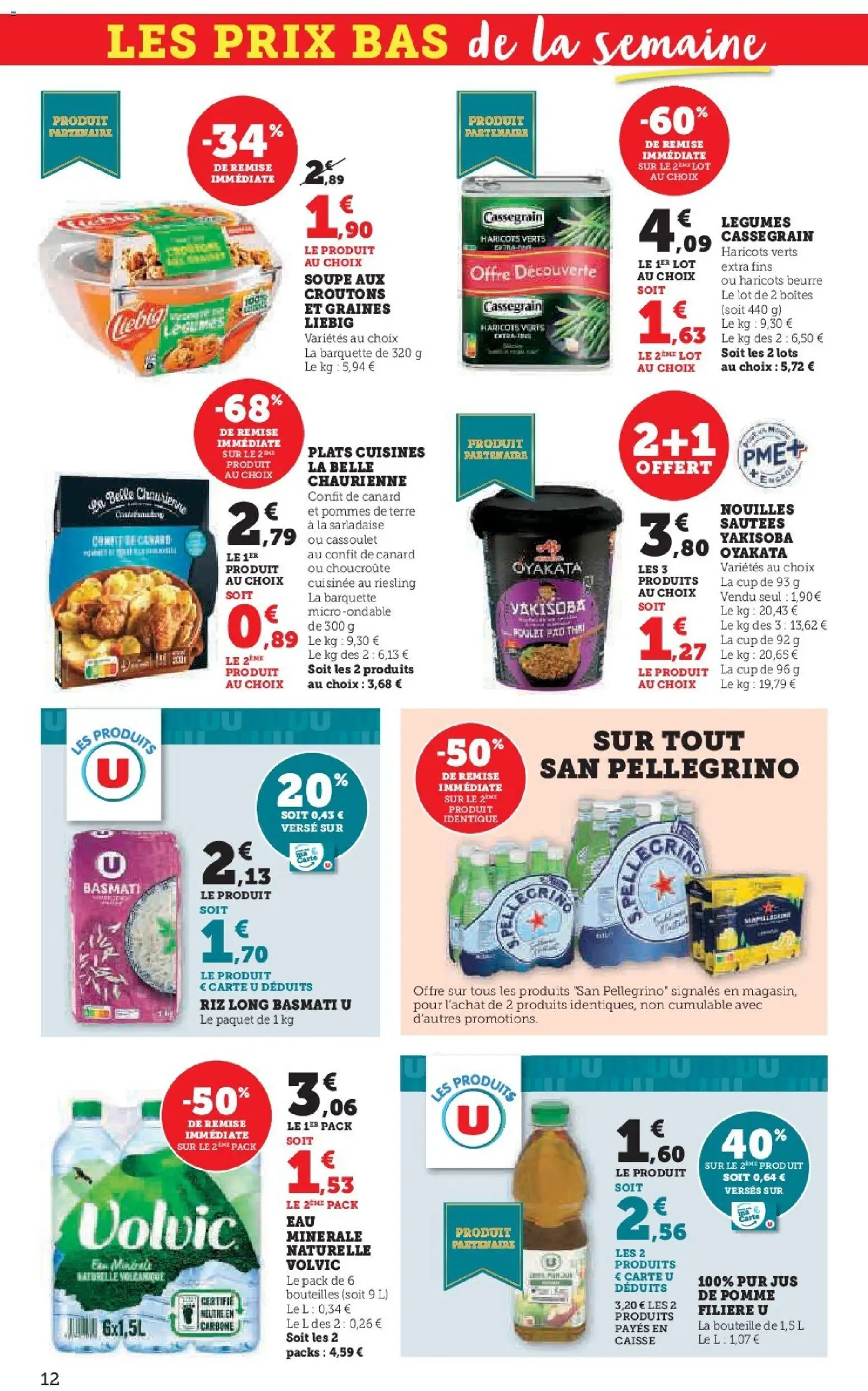 {H1} | Page: 12 | Produits: Soupe, Jus, Pommes, Riz