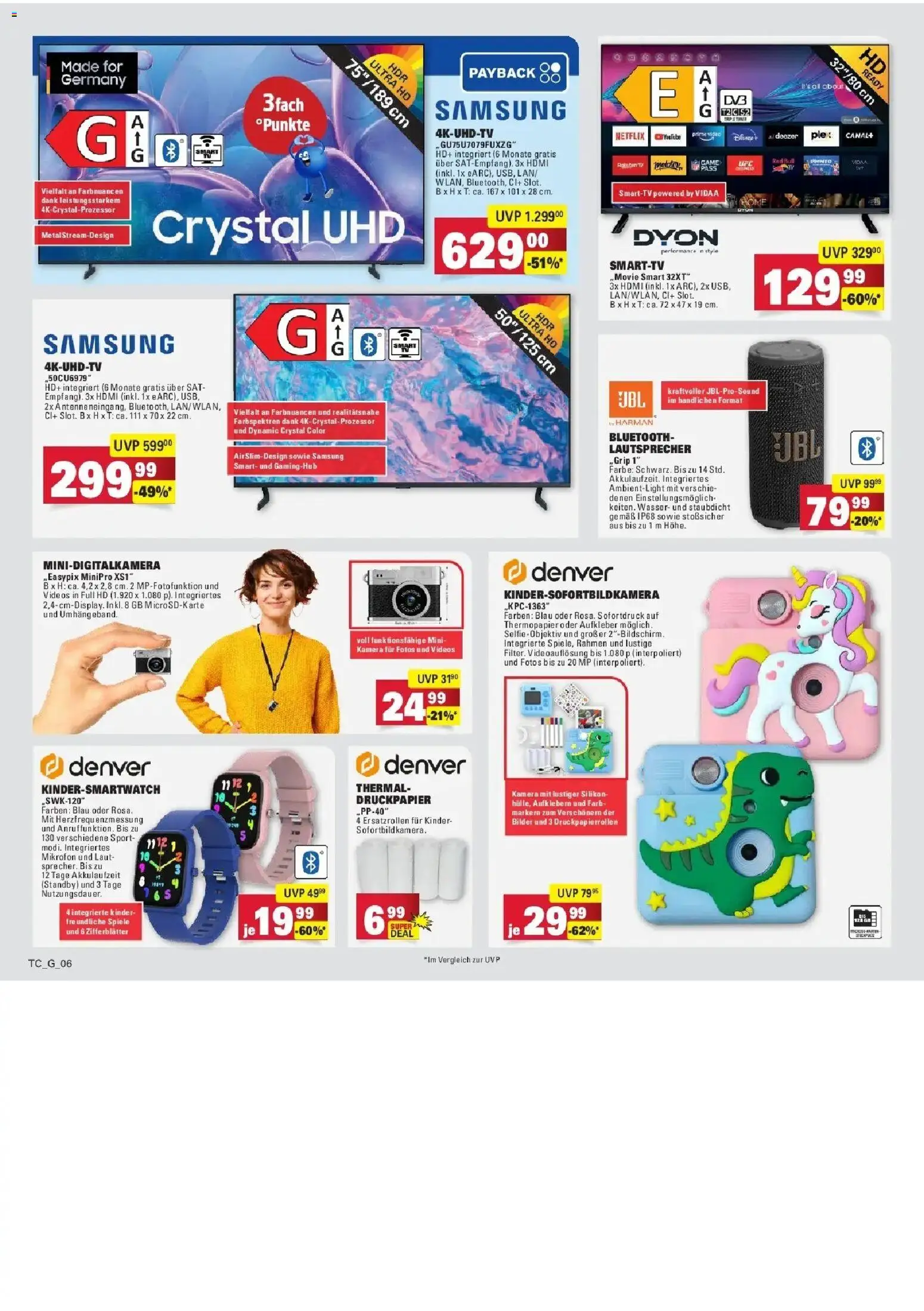 E center Prospekt Mannheim-Wohlgelegen	 – gültig ab 29.03.2026 | Seite: 90 | Produkte: Kamera, Lautsprecher, Samsung, Video