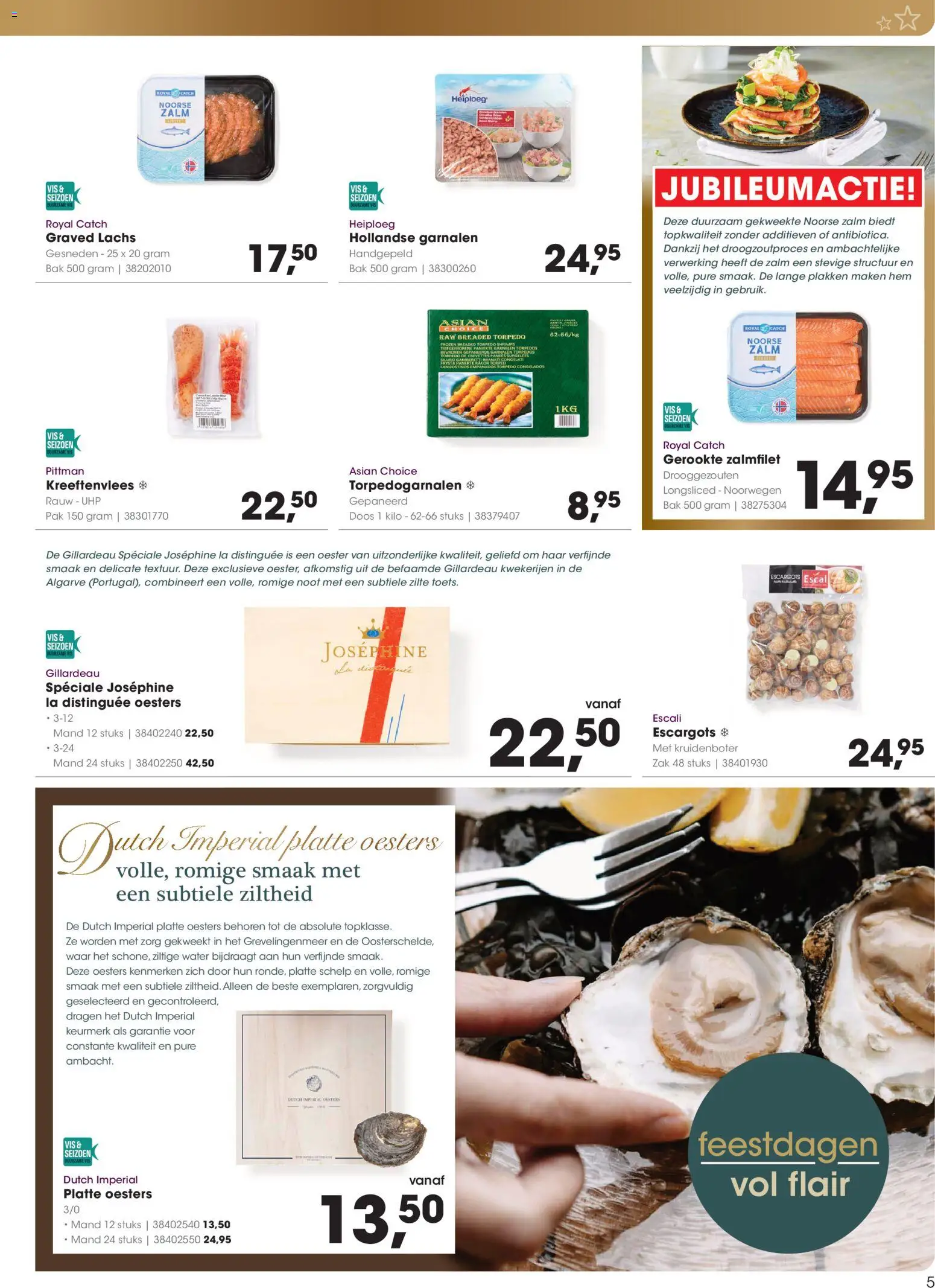 {H1} | Pagina: 5 | Producten: Zalm, Zak, La, Festék