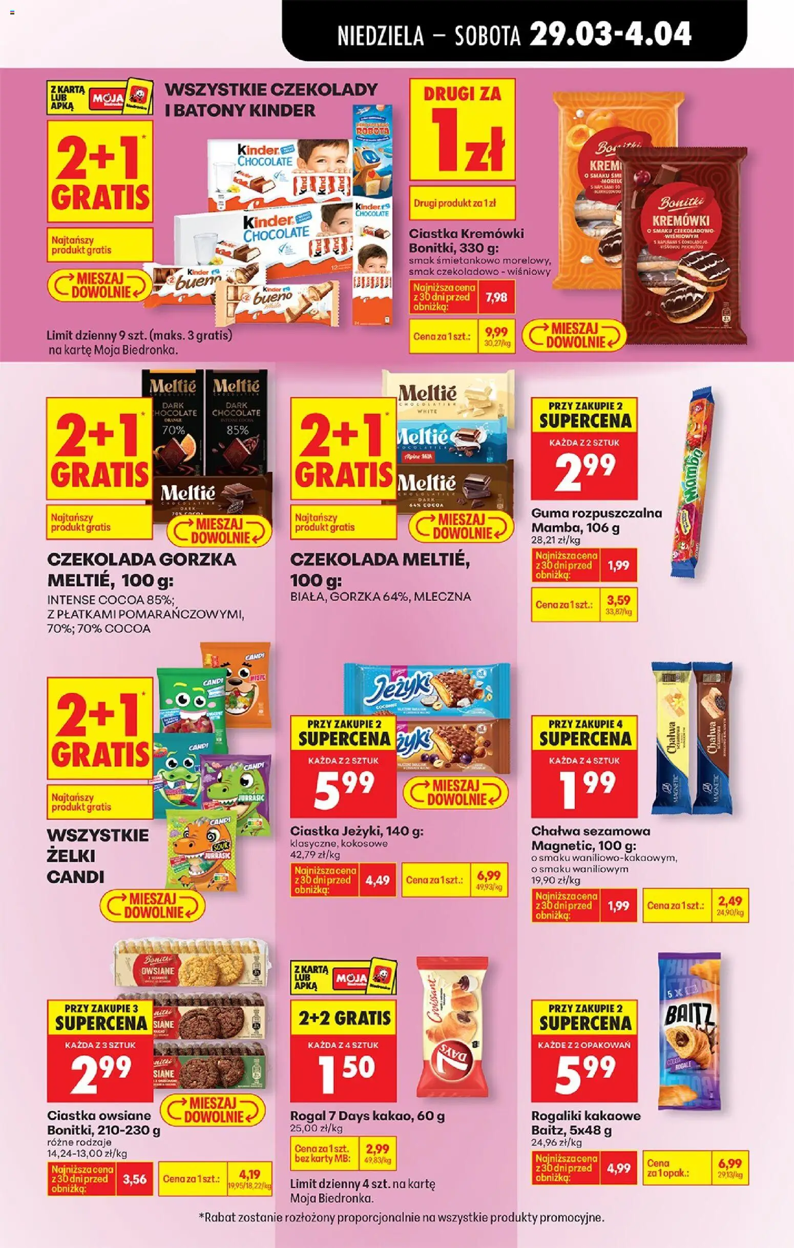 Biedronka Polsko leták od 29.03.2026 | Strana: 59 | Produkty: Krém, Croissant, Karty, Guma