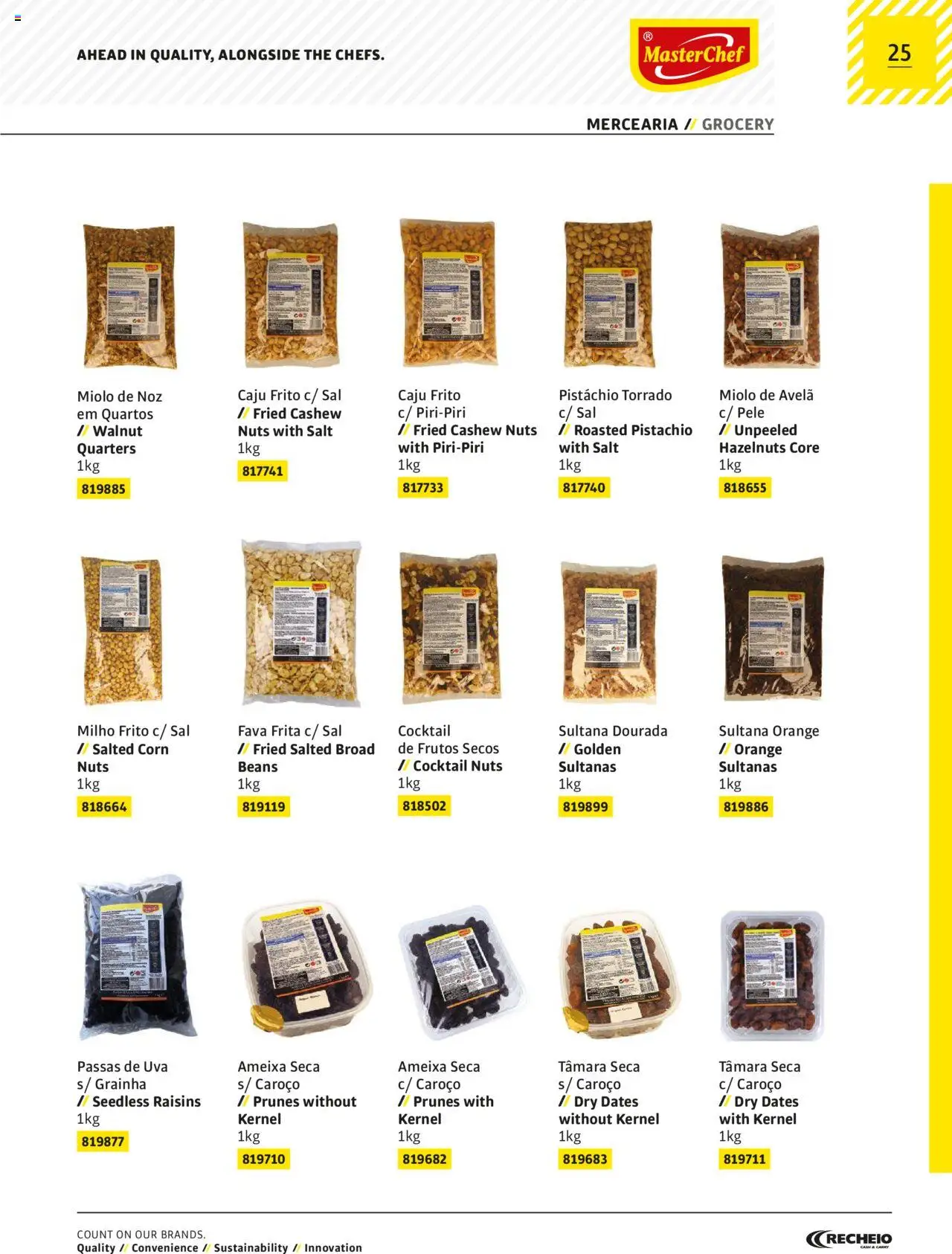 Recheio MasterChef │ válido de 22.03.2024 | Página: 25 | Produtos: Dourada, Sal, Milho