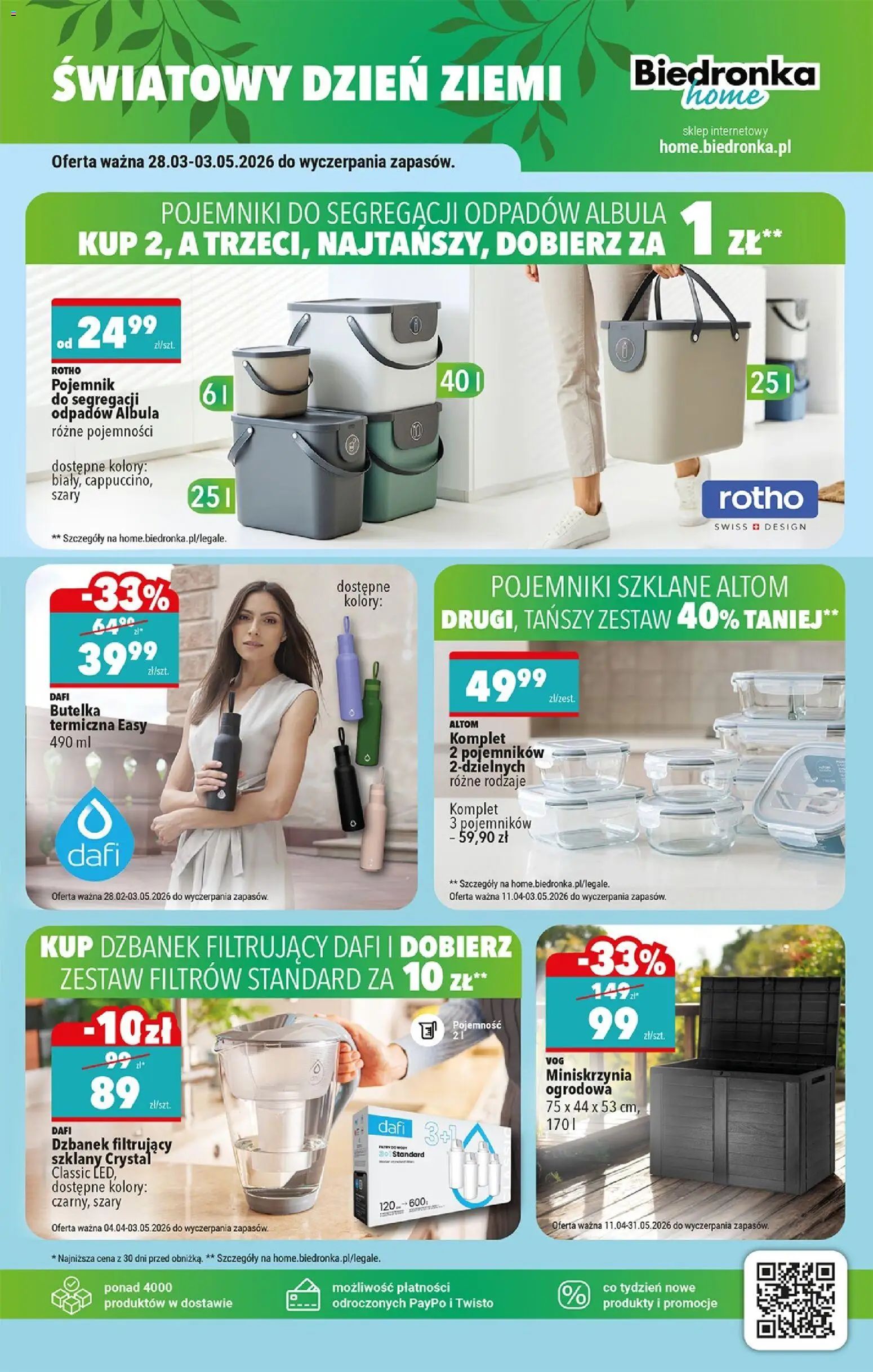 Biedronka gazetka - Hity i inspiracje od 11.04.2026 | Strona: 43 | Produkty: Dzbanek, Dzbanek filtrujący, Dzbanek filtrujący dafi