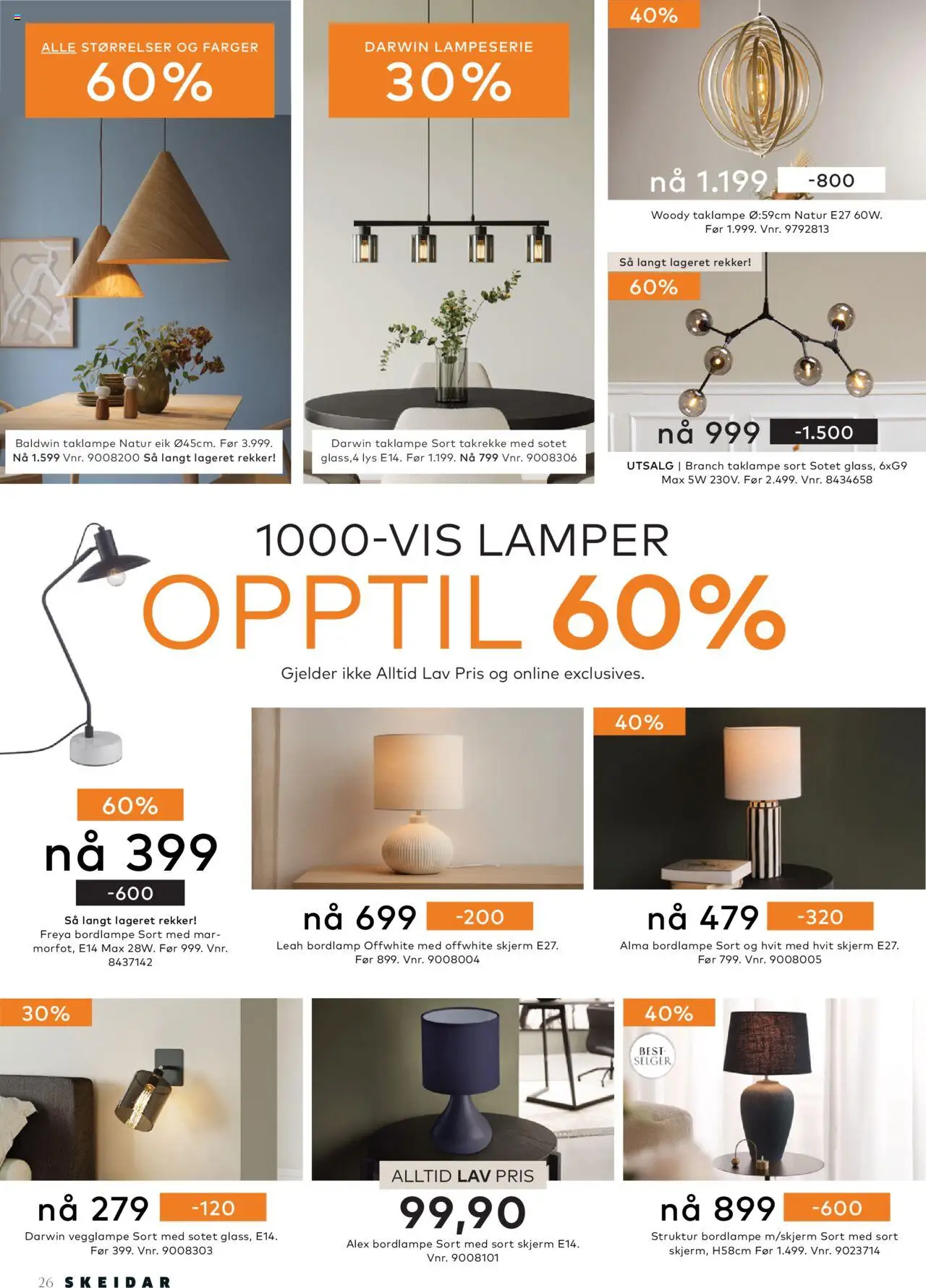  | Side: 26 | Produkter: Vegglampe, Skjerm, Lys, Jeux