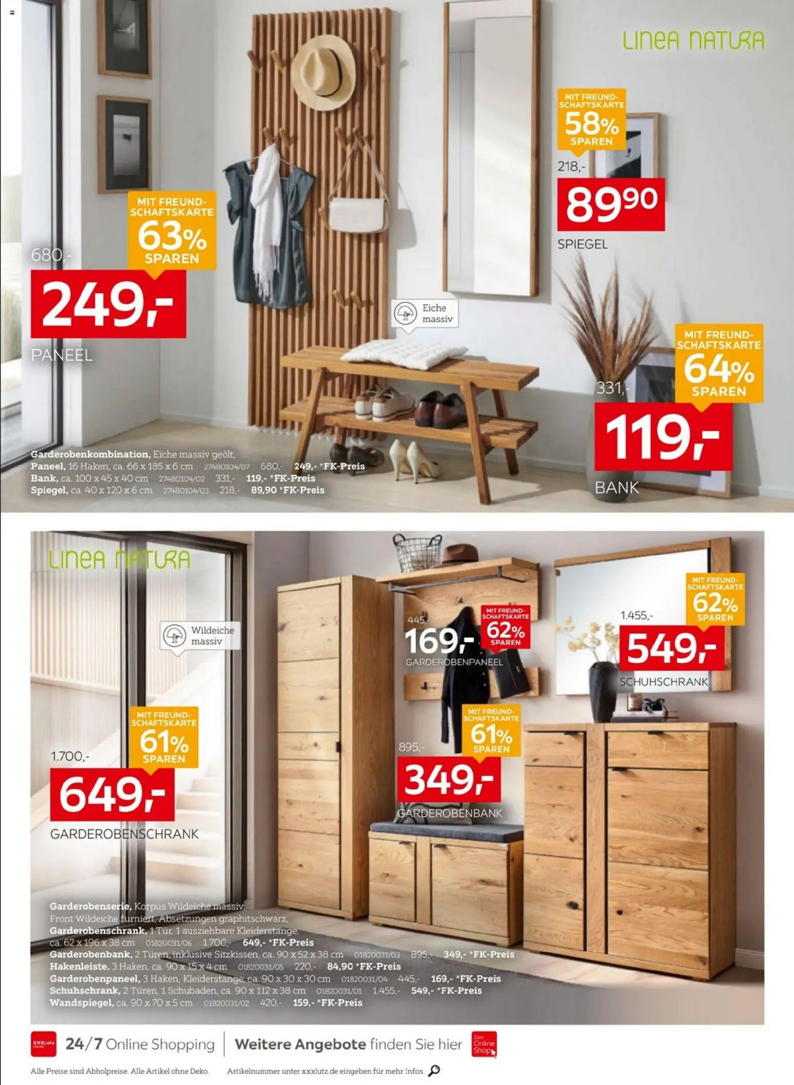 XXXL Lutz - Wohnaccessoires – gültig ab 28.12.2025 | Seite: 12 | Produkte: Spiegel, Garderobenschrank