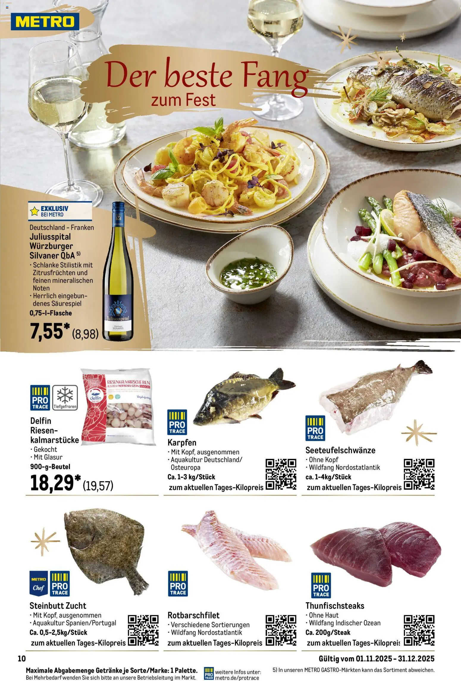 Metro Saisonkatalog Festliche Momente – gültig ab 01.11.2025 | Seite: 10