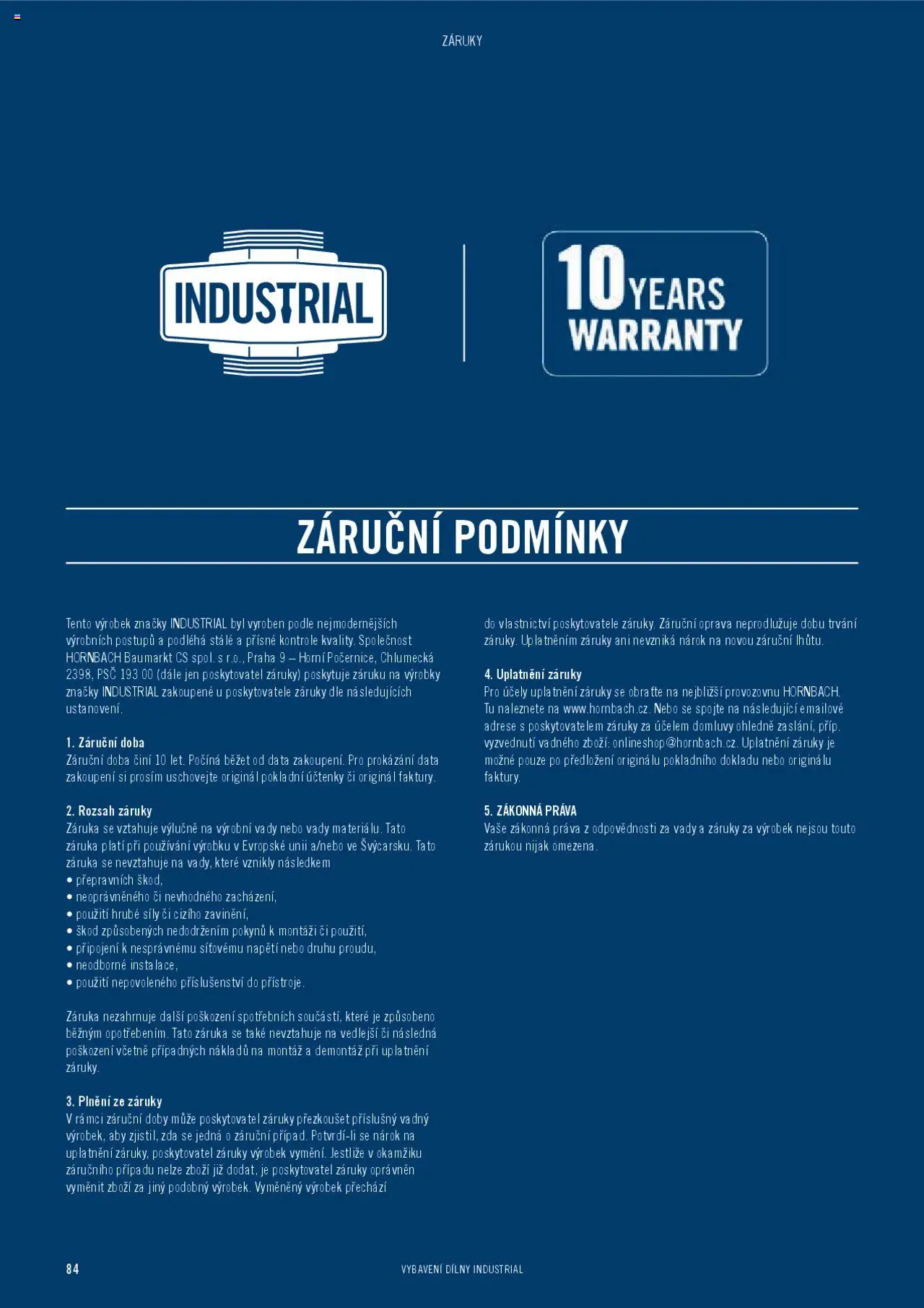HORNBACH katalog - INDUSTRIAL - Systém vybavení dílny od 06.02.2025 | Strana: 84