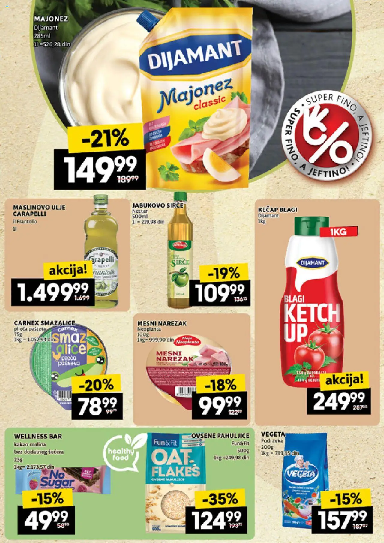 Idea katalog - važi od 09.10.2025 | Strana: 10 | Proizvode: Majonez, Ovsene pahuljice, Sirće, Maslinovo ulje