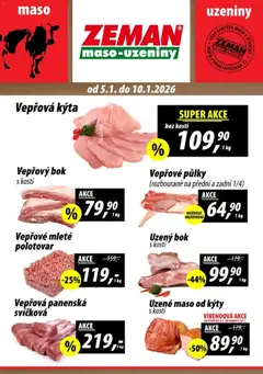 Náhled letáku Prodejny Zeman leták - Praha od 05.01.2026