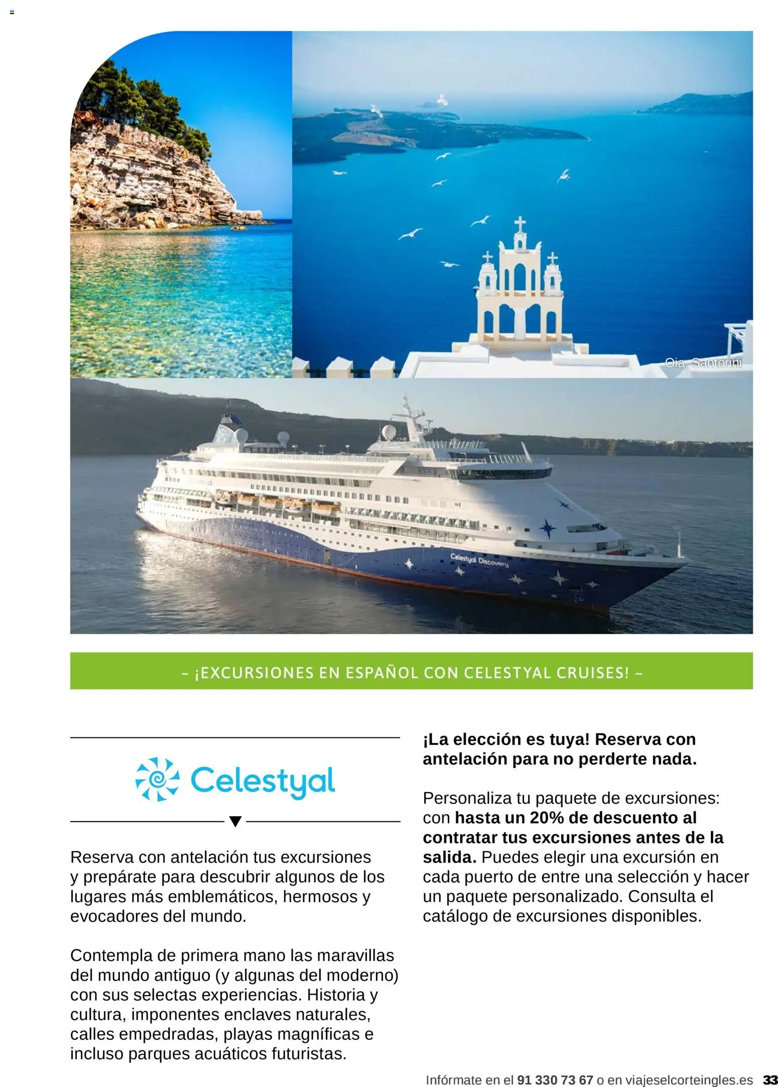 Viajes El Corte Inglés Excursiones Cruceros │ válido desde el 18.03.2026 | Página: 33