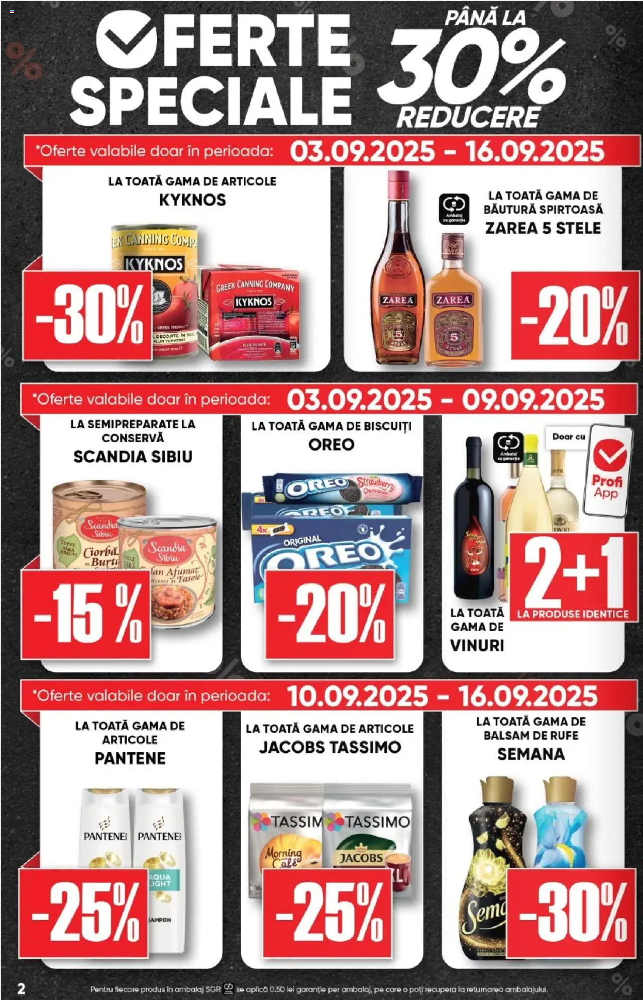 Catalog Profi Super – valabil de la 03.09.2025 | Pagină: 2 | Produse: Balsam, Köpek çiti, Balsam de rufe, Biscuiți
