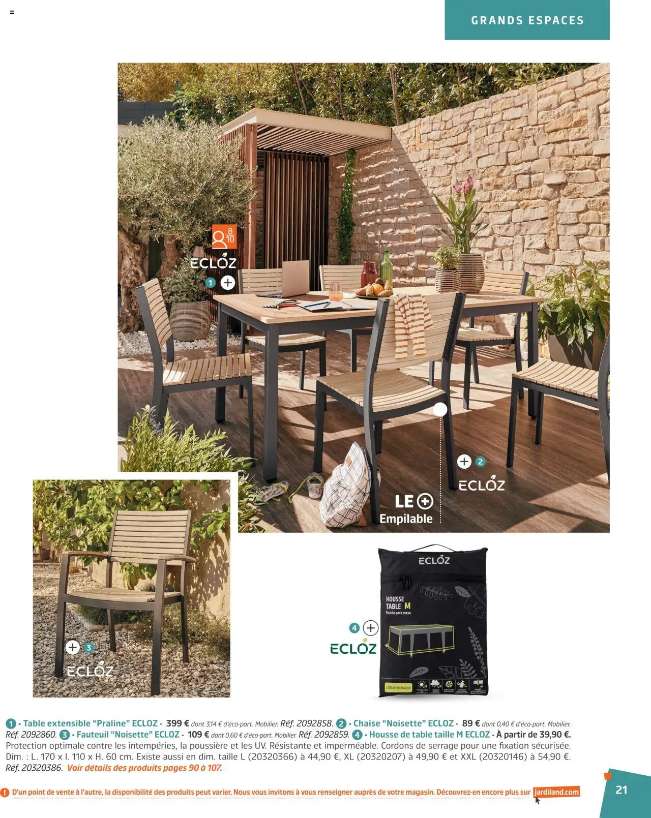  | Page: 21 | Produits: Noisette, Fauteuil, Table