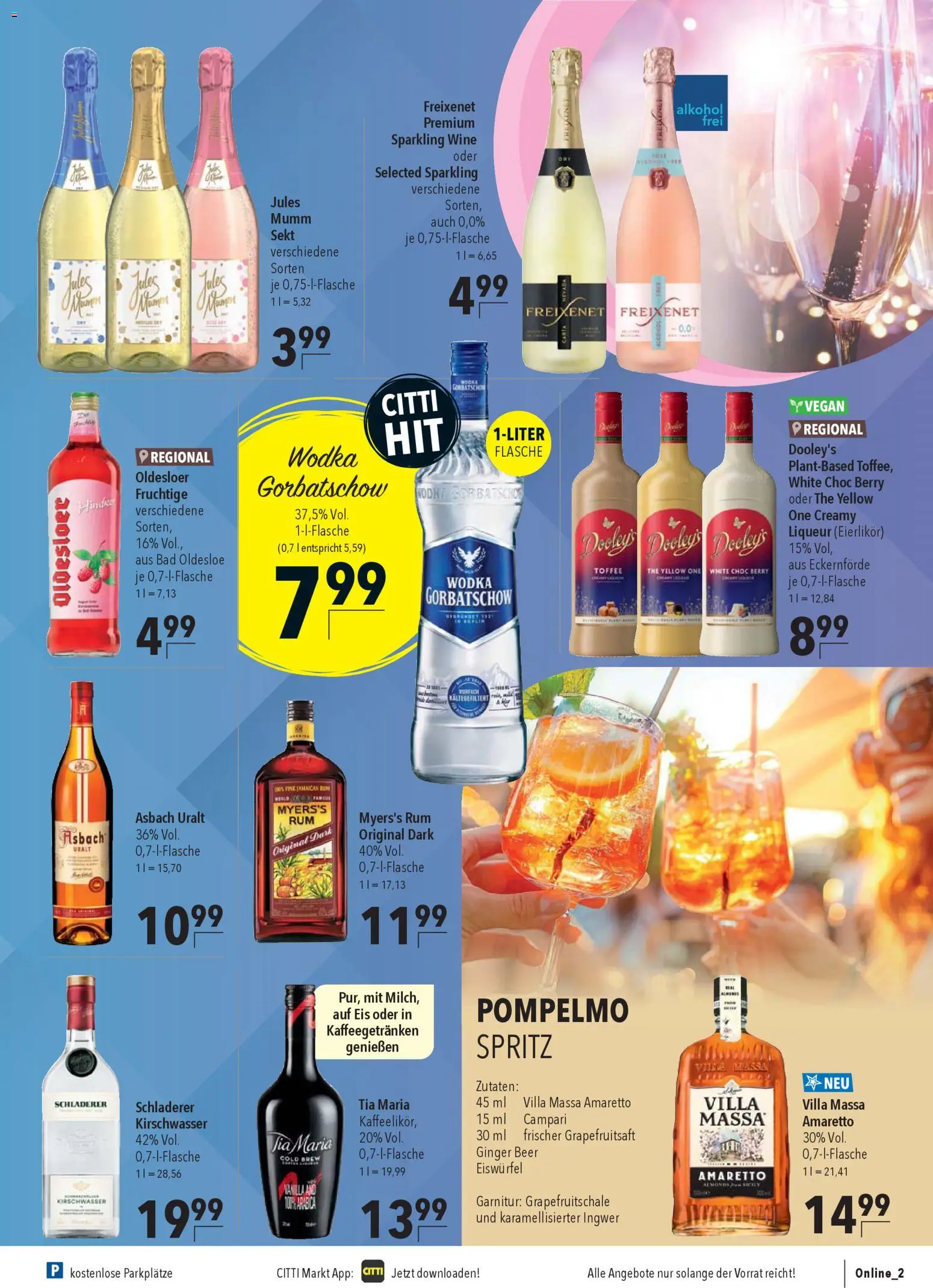 CITTI Markt Prospekt 	 – gültig ab 25.03.2026 | Seite: 17 | Produkte: Mumm sekt, Freixenet, Rum, Wodka