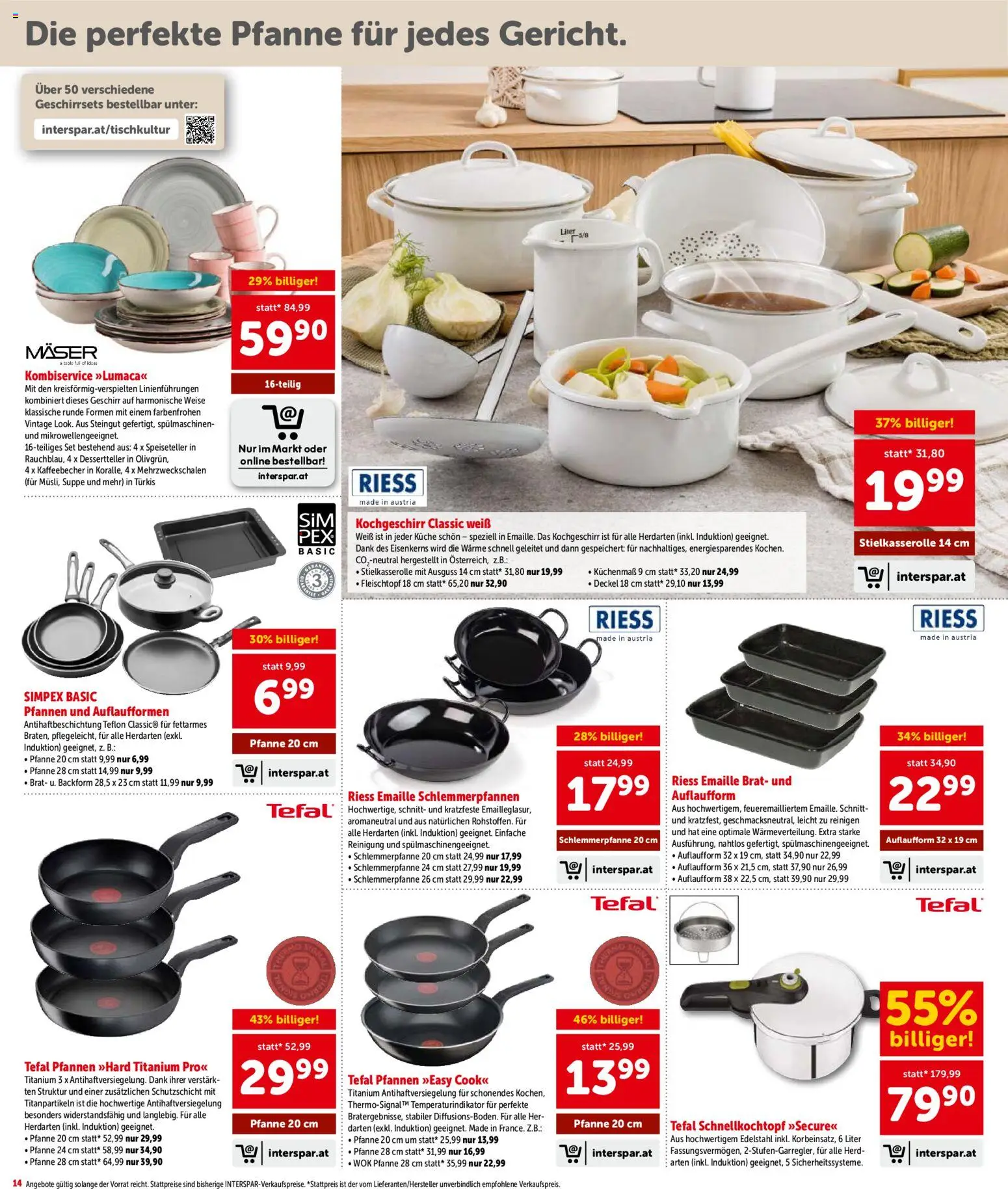 Interspar Flugblatt - Kärnten gültig ab 22.01.2026 | Seite: 14 | Produkte: Herd