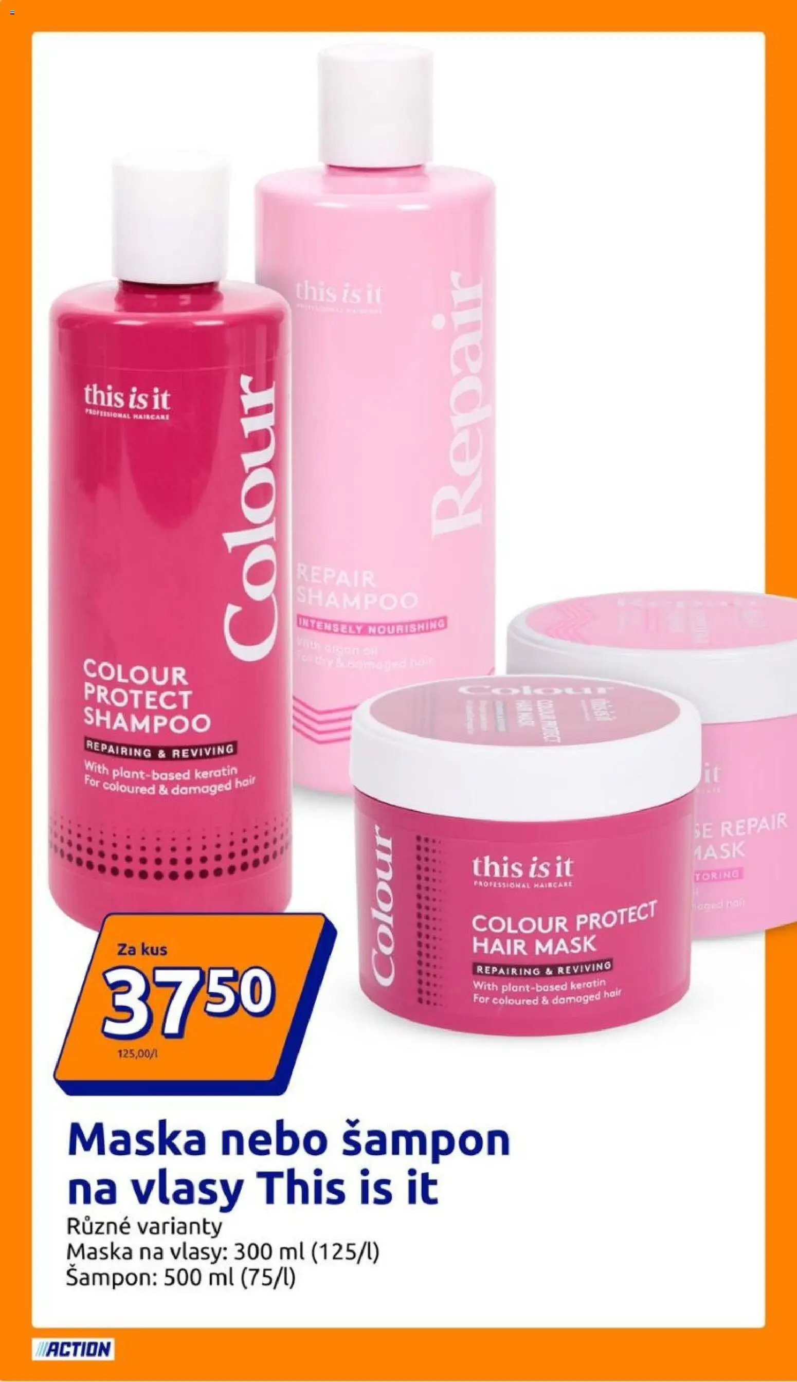 Action leták od 18.03.2026 | Strana: 12 | Produkty: Šampon, Maska na vlasy, Maska