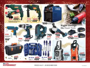 Pick n Pay specials catalogue – valid from 01.12.2025 | Page: 37 | Products: Grinder, Drill, Charger, Angle grinder