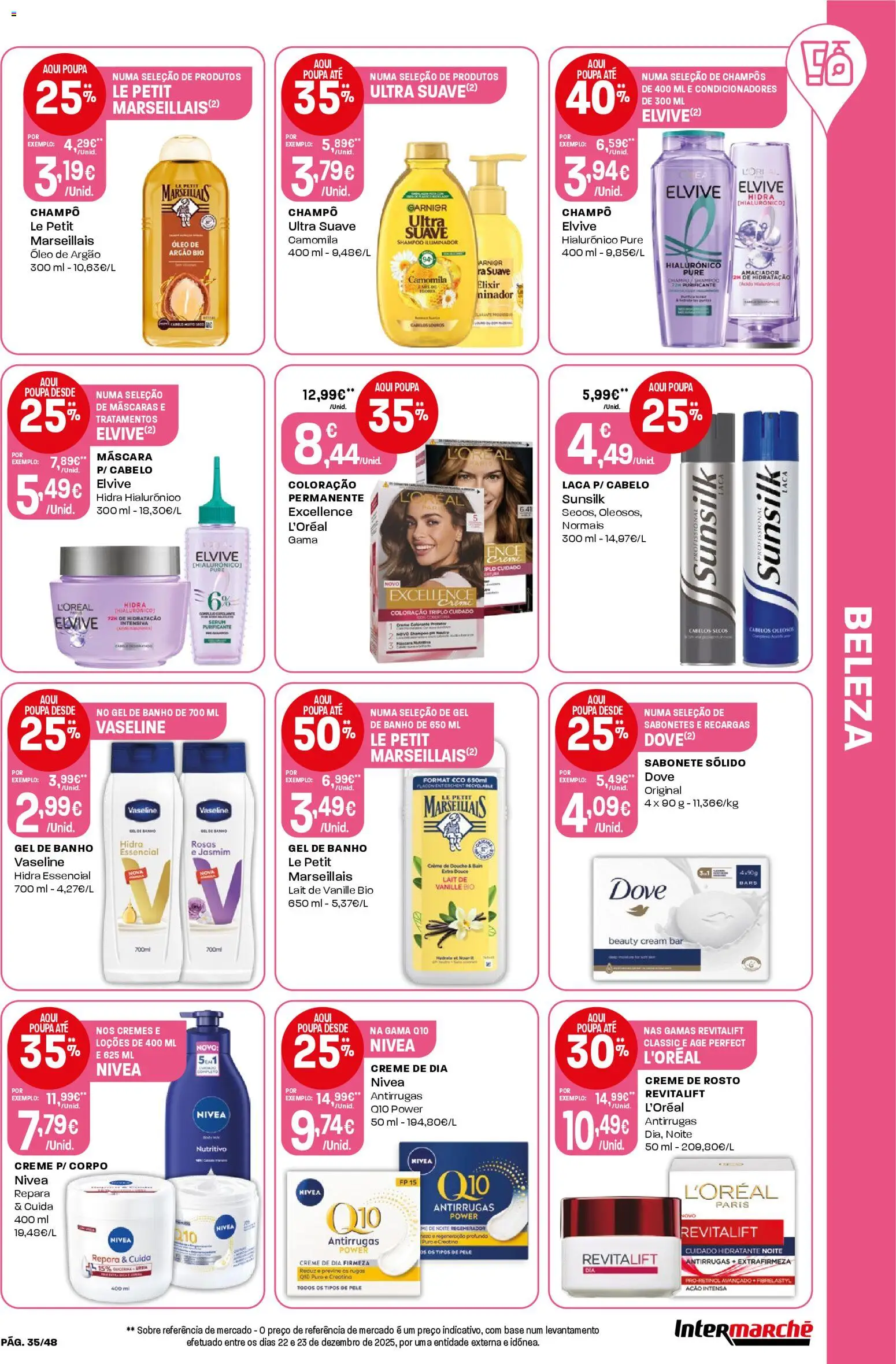 Intermarché folheto │ válido de 29.01.2026 | Página: 35 | Produtos: Gel de banho, Base, Sabonete, Banho