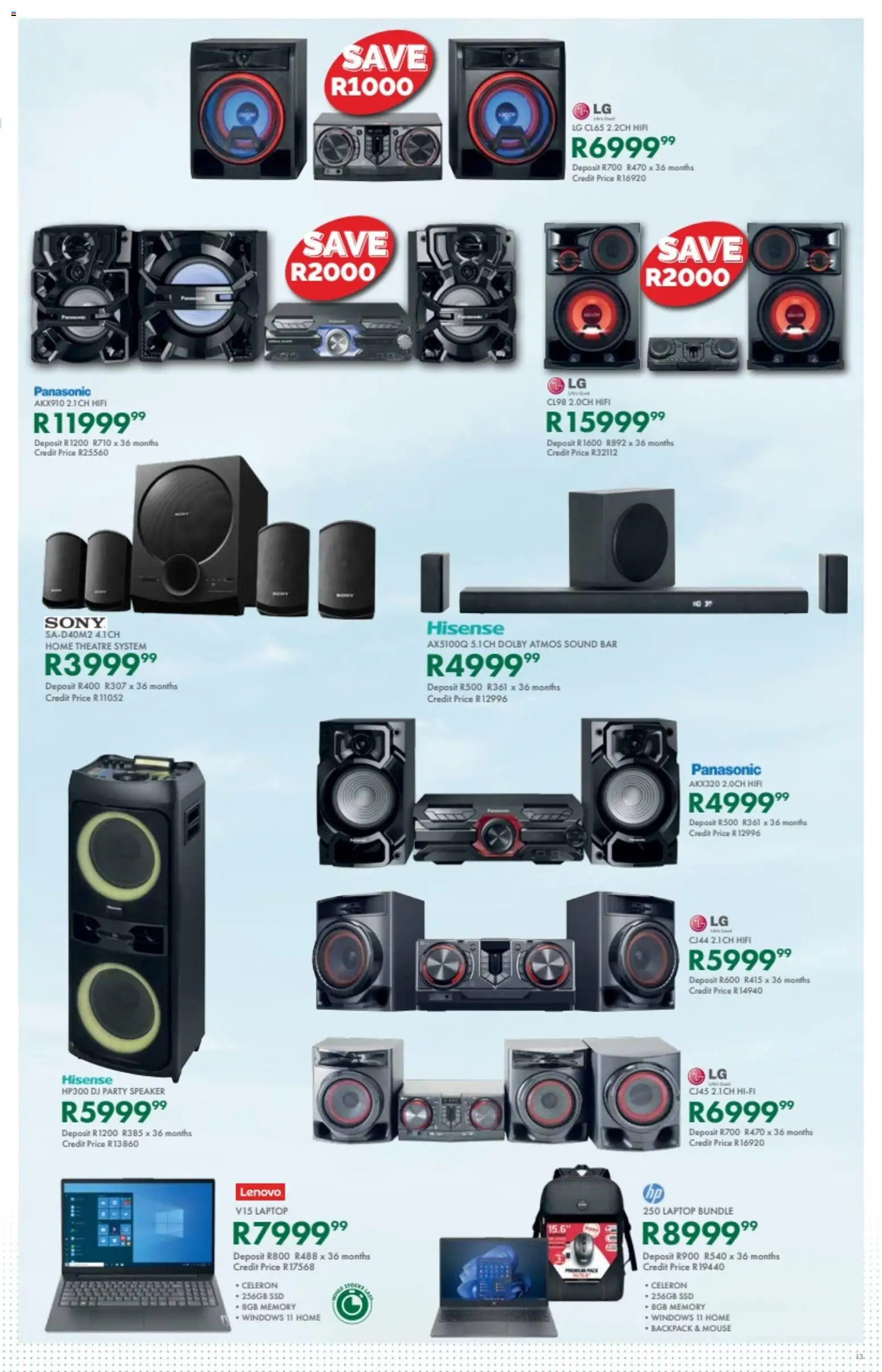 New Beares catalogue – valid from 04.01.2026 | Page: 13 | Products: Mouse, Speaker, Laptop, Home theatre system