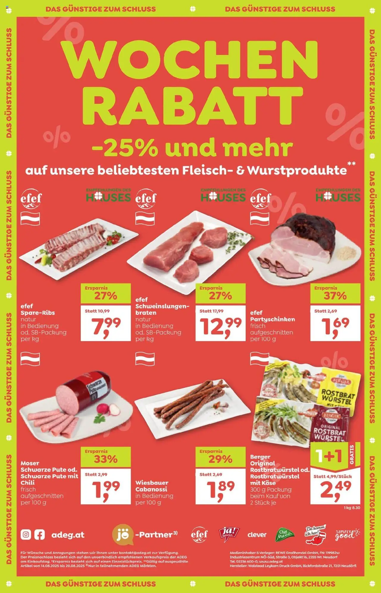 ADEG Flugblatt gültig ab 14.08.2025 | Seite: 12 | Produkte: Chili, Käse