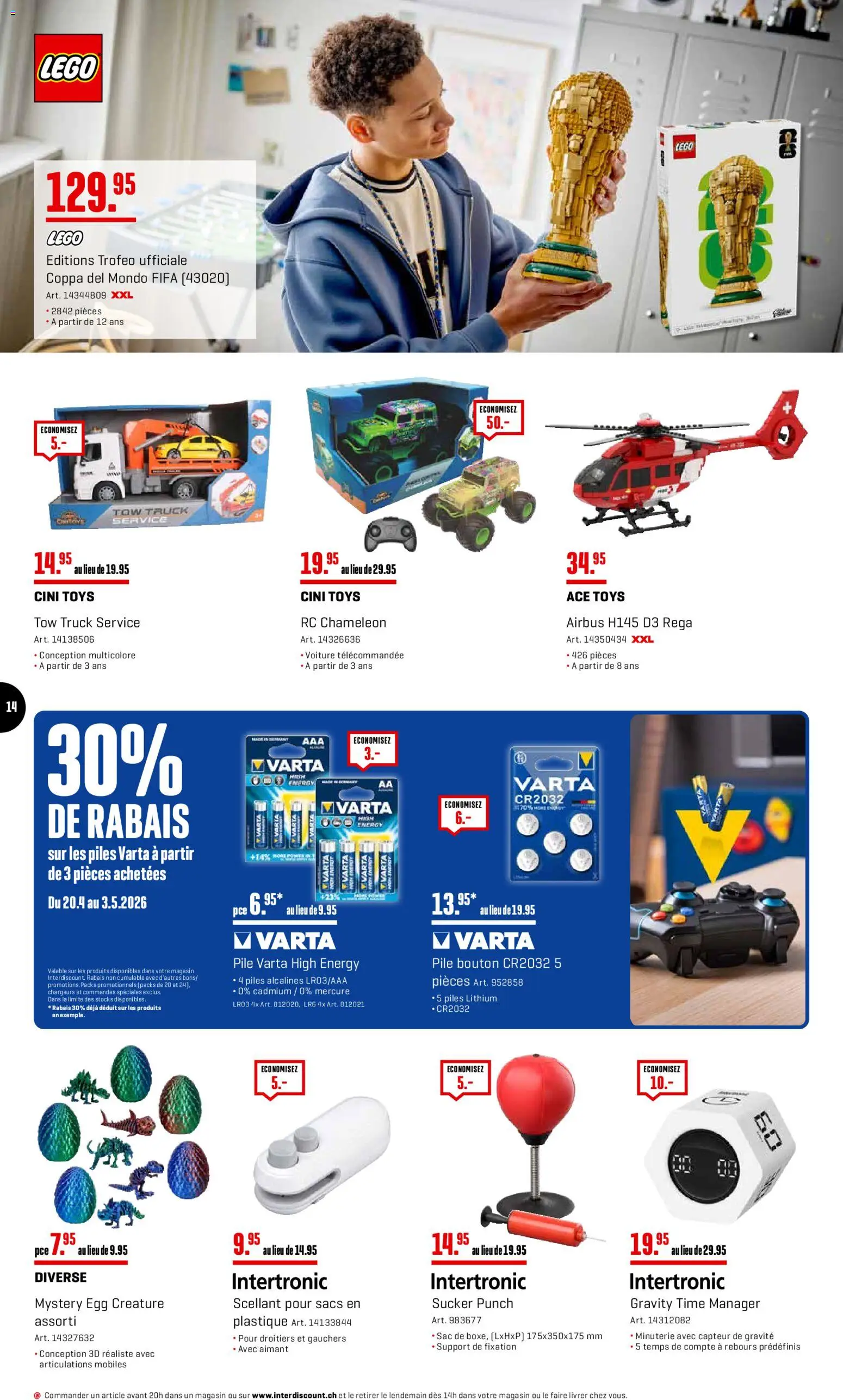 Interdiscount aktionen 20% de rabais FR – gültig ab 27.04.2026 | Seite: 14