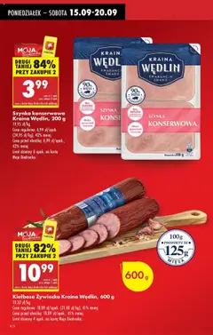 Szynka konserwowa Kraina Wędlin, 200 g, Szynka konserwowa od 15.09.2025 | Strona: 8