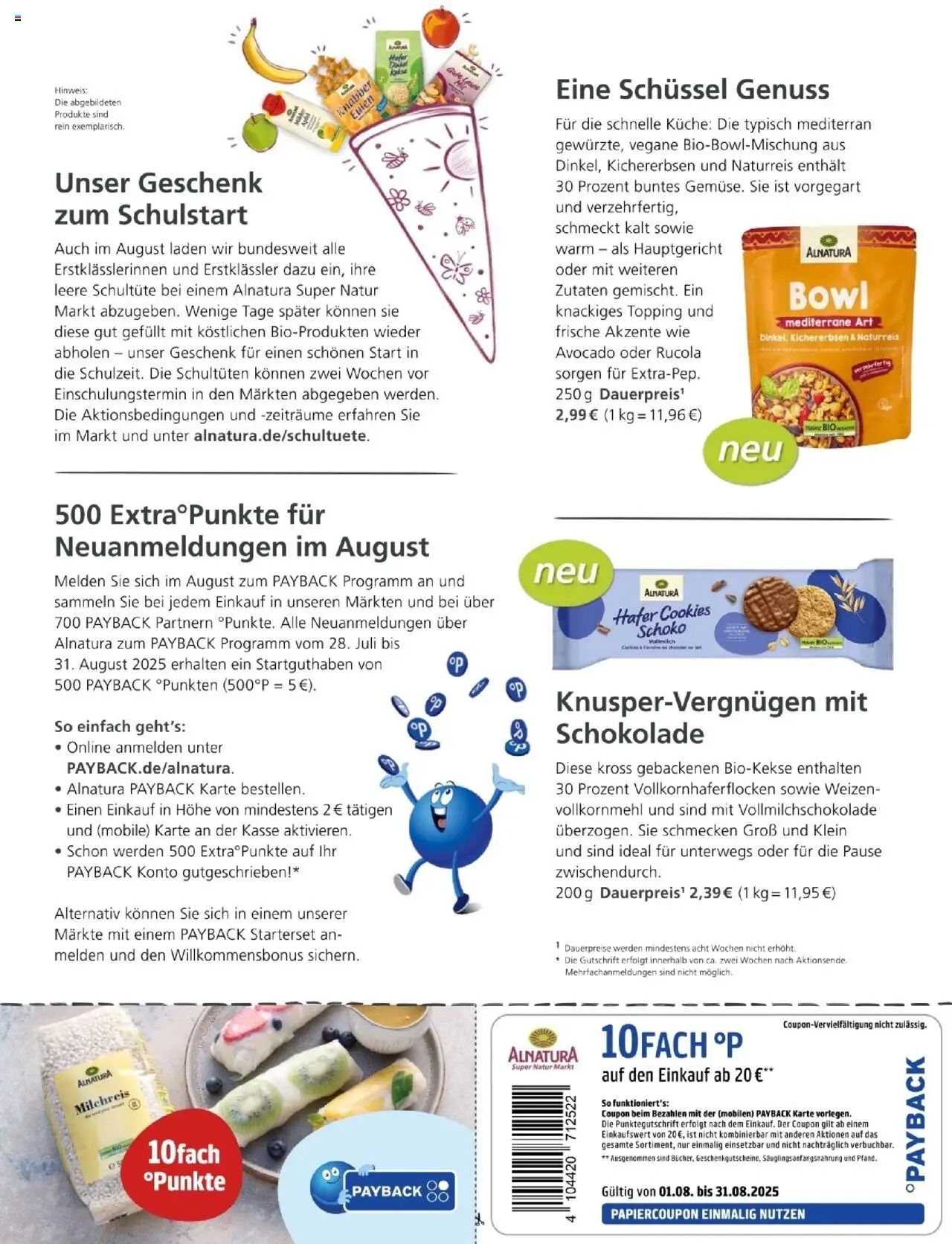 Alnatura Prospekt - gültig ab dem 01.08.2025 | Seite: 7 | Produkte: Schokolade, Küche, Äpfel, Avocado