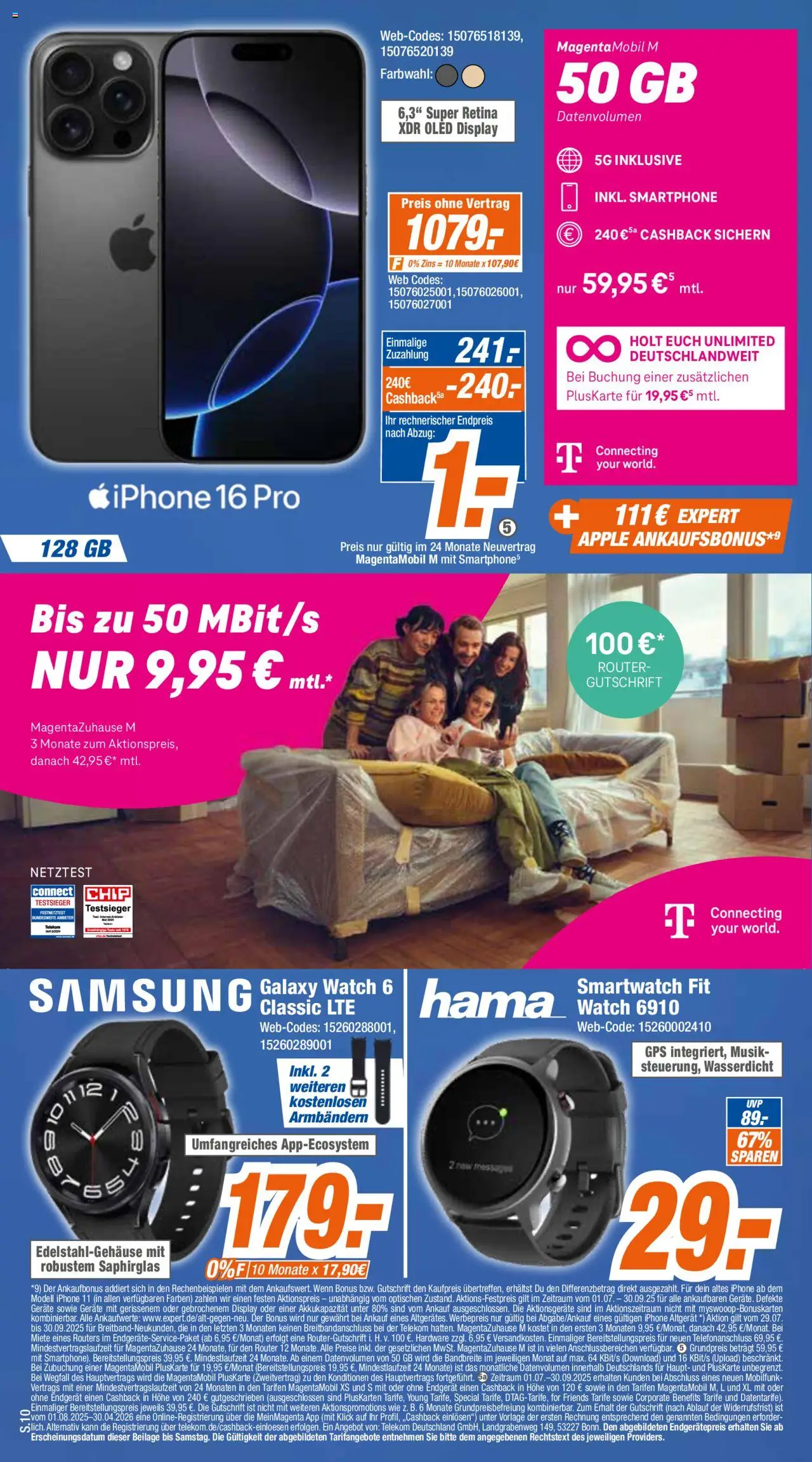 Expert Prospekt 	 – gültig ab 08.09.2025 | Seite: 10 | Produkte: Smartwatch, Iphone, Apple, Smartphone